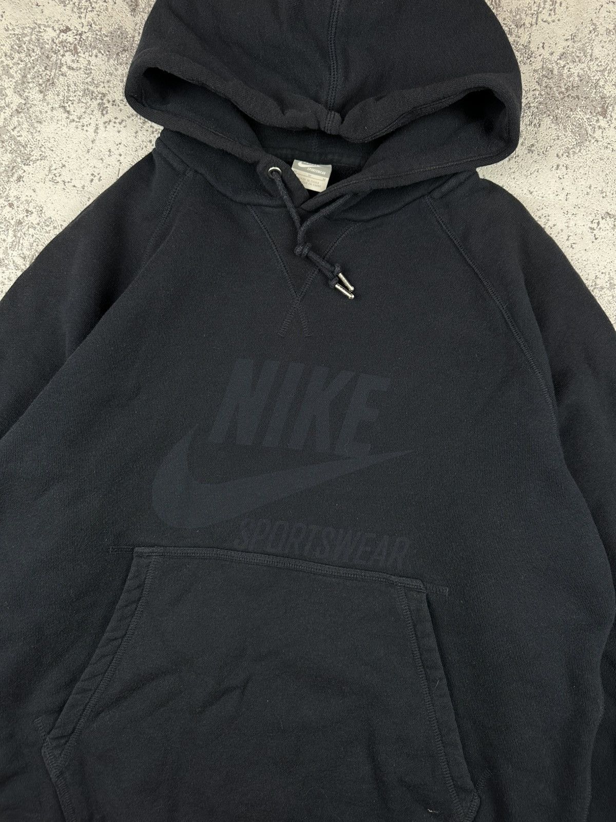 Nike Nike Vintage Hoodie Central Big Logo Size US M / EU 48-50 / 2 - 2 Thumbnail
