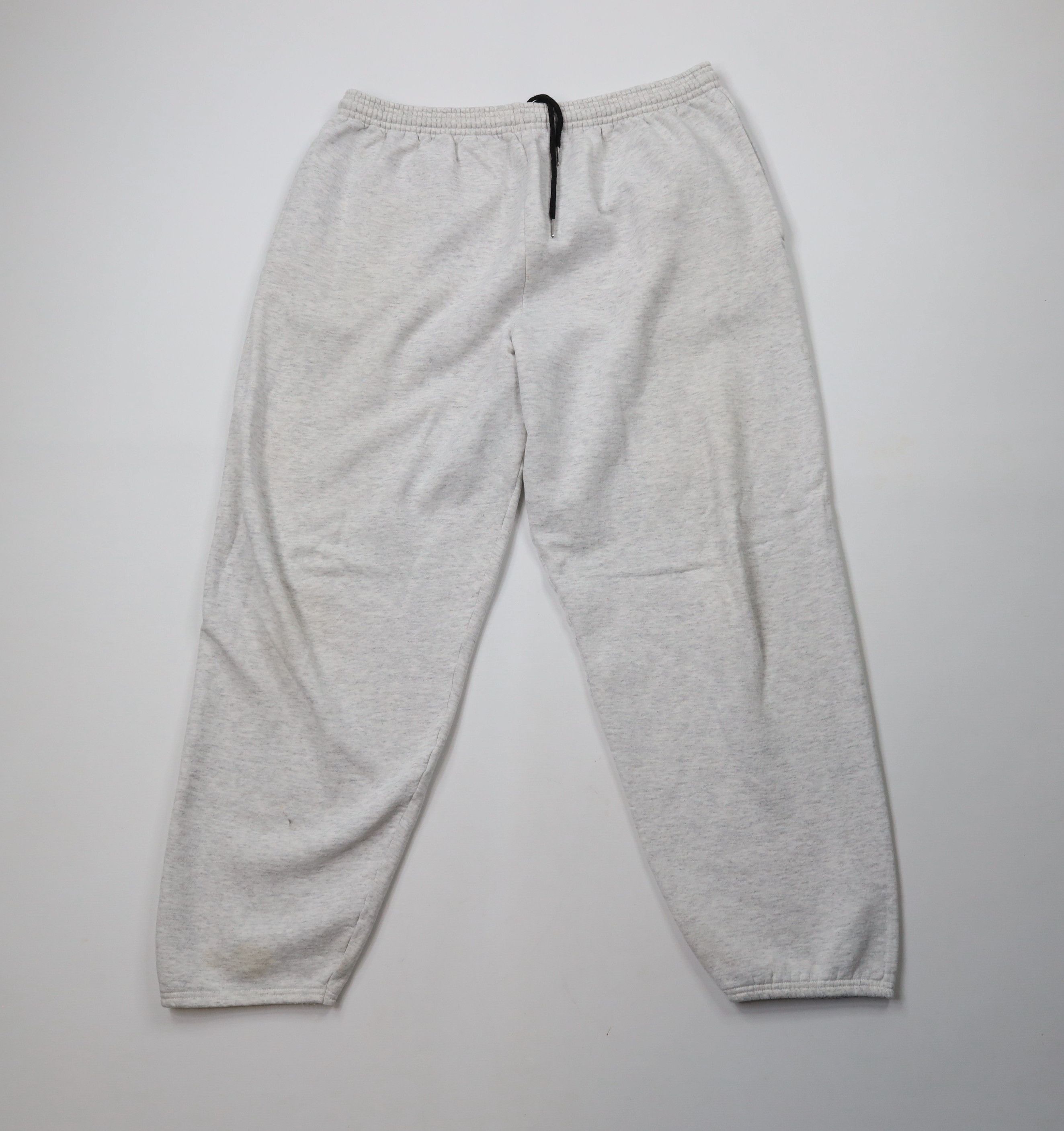 Vintage Vintage 90s Streetwaer Blank Cuffed Sweatpants Joggers Gray Size US 36 / EU 52 - 1 Thumbnail