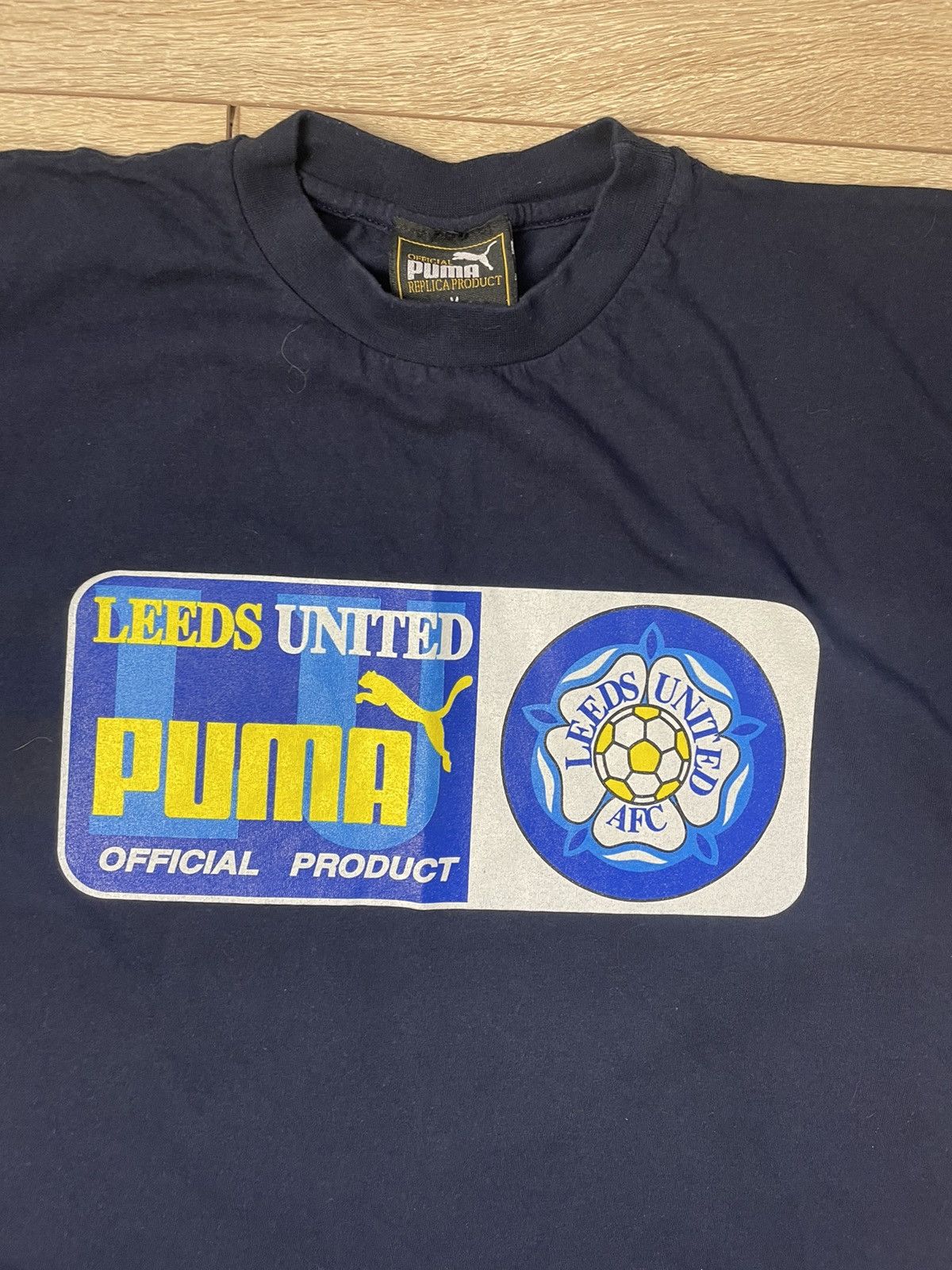 Puma Puma Rare Leeds United Vintage Training Shirt Size US M / EU 48-50 / 2 - 2 Thumbnail