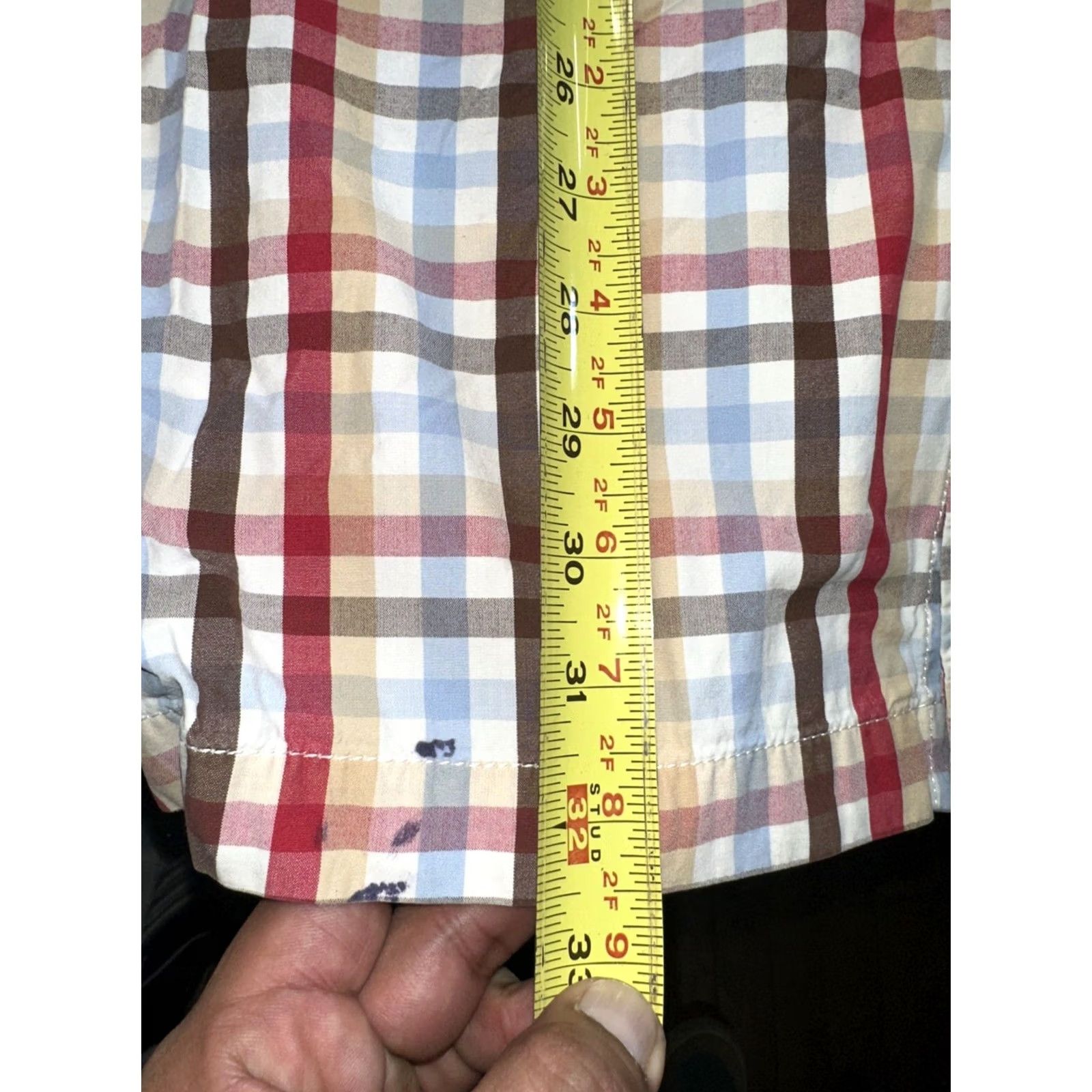 Enyce VINTAGE Enyce Button-Up Shirt Short Sleeve Striped Blue 3XL Men 90s Times Size US XXL / EU 58 / 5 - 5 Thumbnail