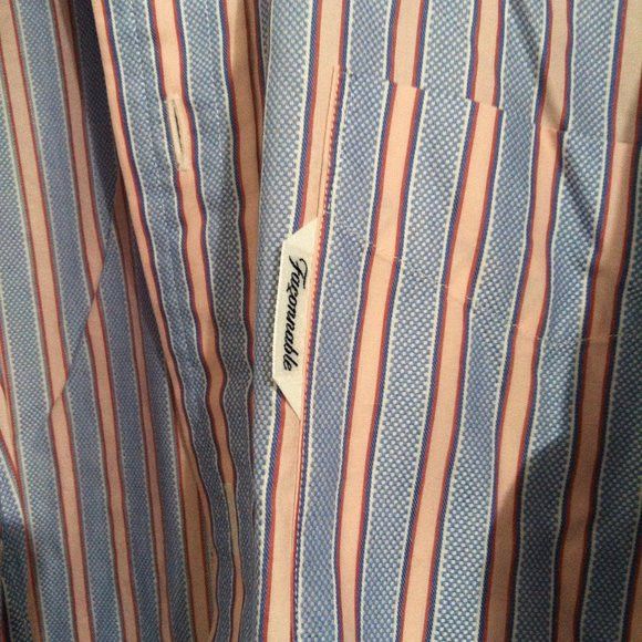 Faconnable FACONNABLE MENS BLUE COTTON DRESS SHIRT SIZE: 15.5 Size US M / EU 48-50 / 2 - 5 Thumbnail