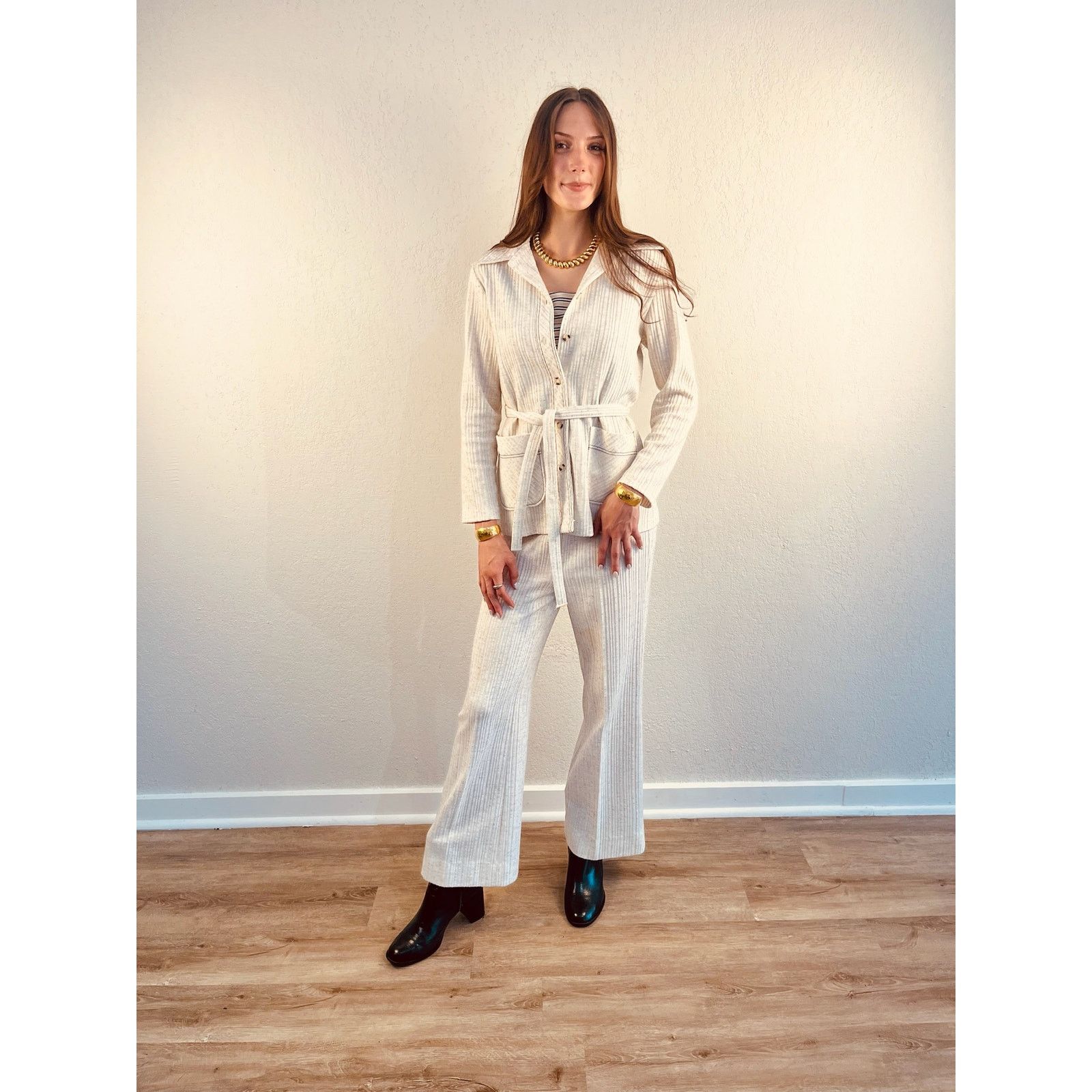 Other 70s Cream 3 Piece Matching Set Size M / US 6-8 / IT 42-44 - 7 Thumbnail