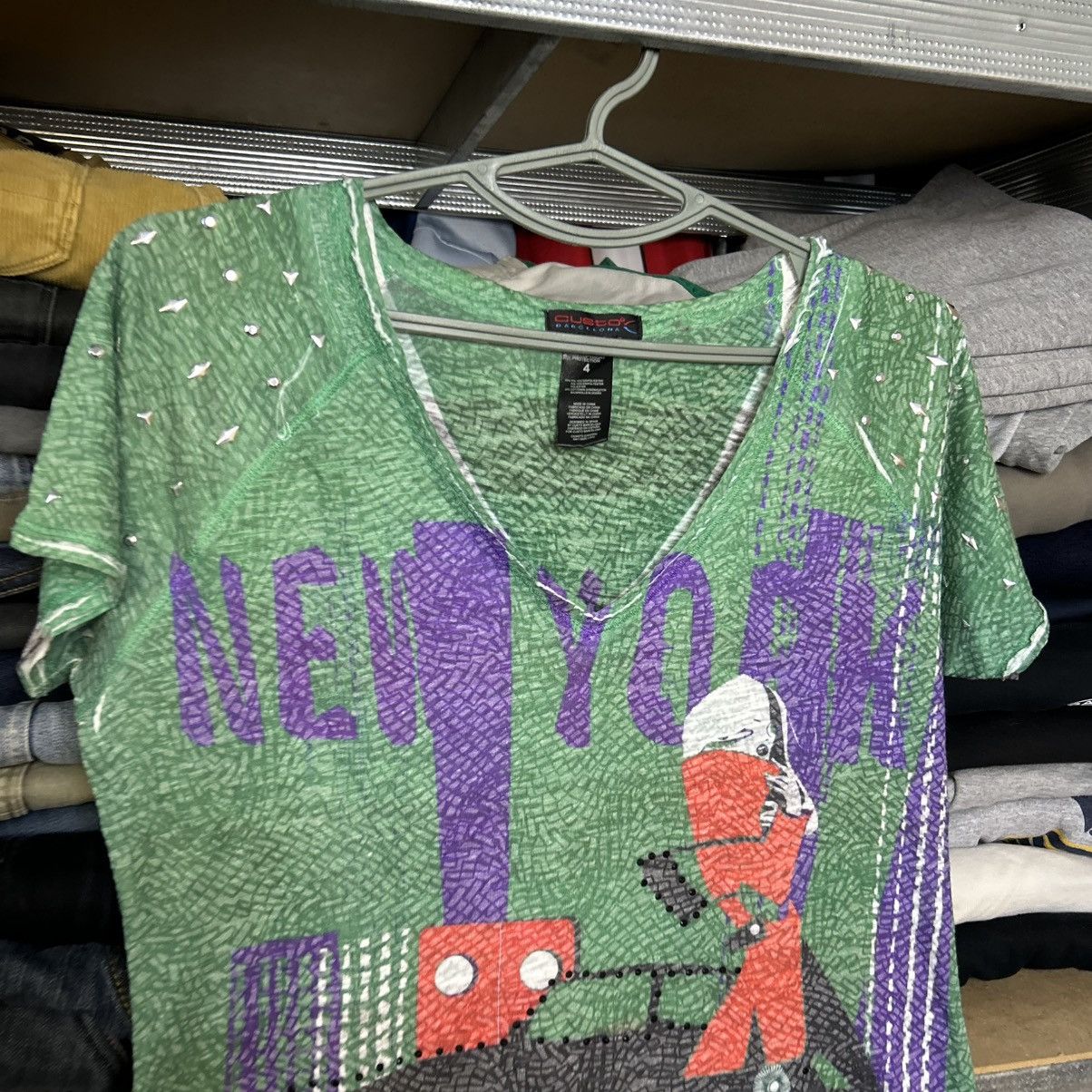 Custo Barcelona Designer Custo Barcelona New York Graphic y2k opium tee Size S / US 4 / IT 40 - 2 Thumbnail