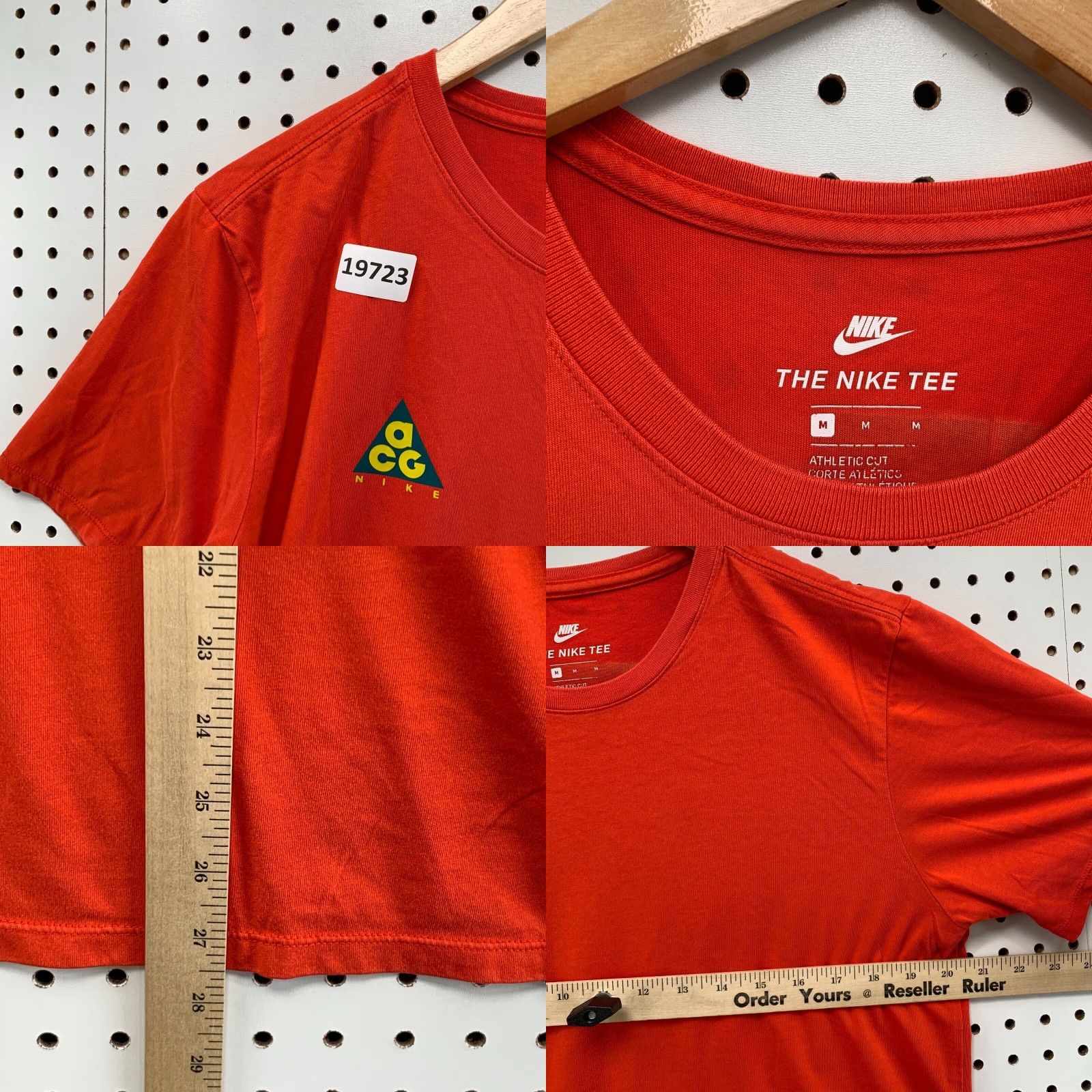 Nike VINTAGE Nike ACG Shirt Orange "We Out There" Adult Medium Short Sleeve 20.5x27.5 Size US M / EU 48-50 / 2 - 8 Thumbnail