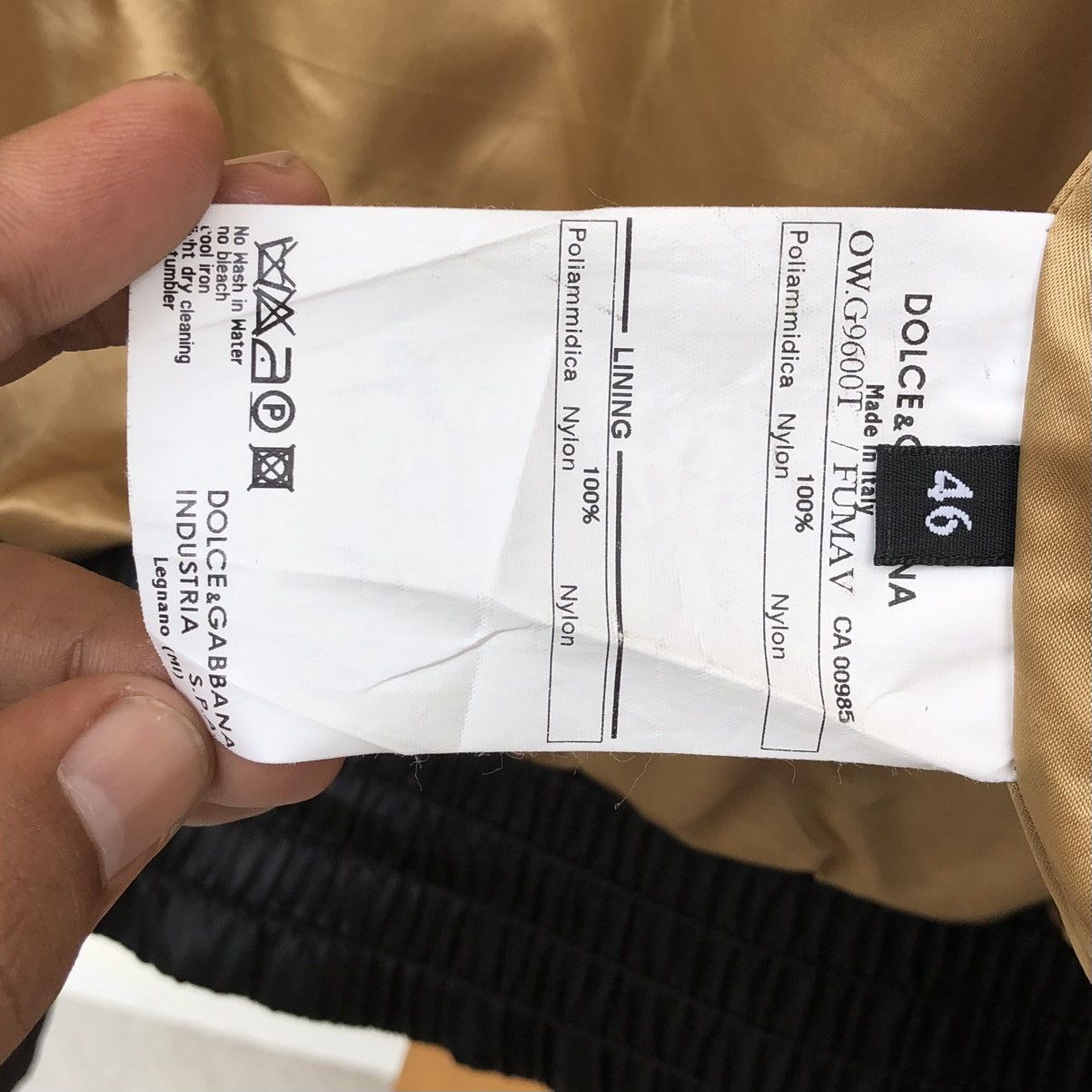 Dolce & Gabbana Dolce & Gabbana SS04 Nylon Bomber Jacket Made In Italy Size US M / EU 48-50 / 2 - 24 Thumbnail