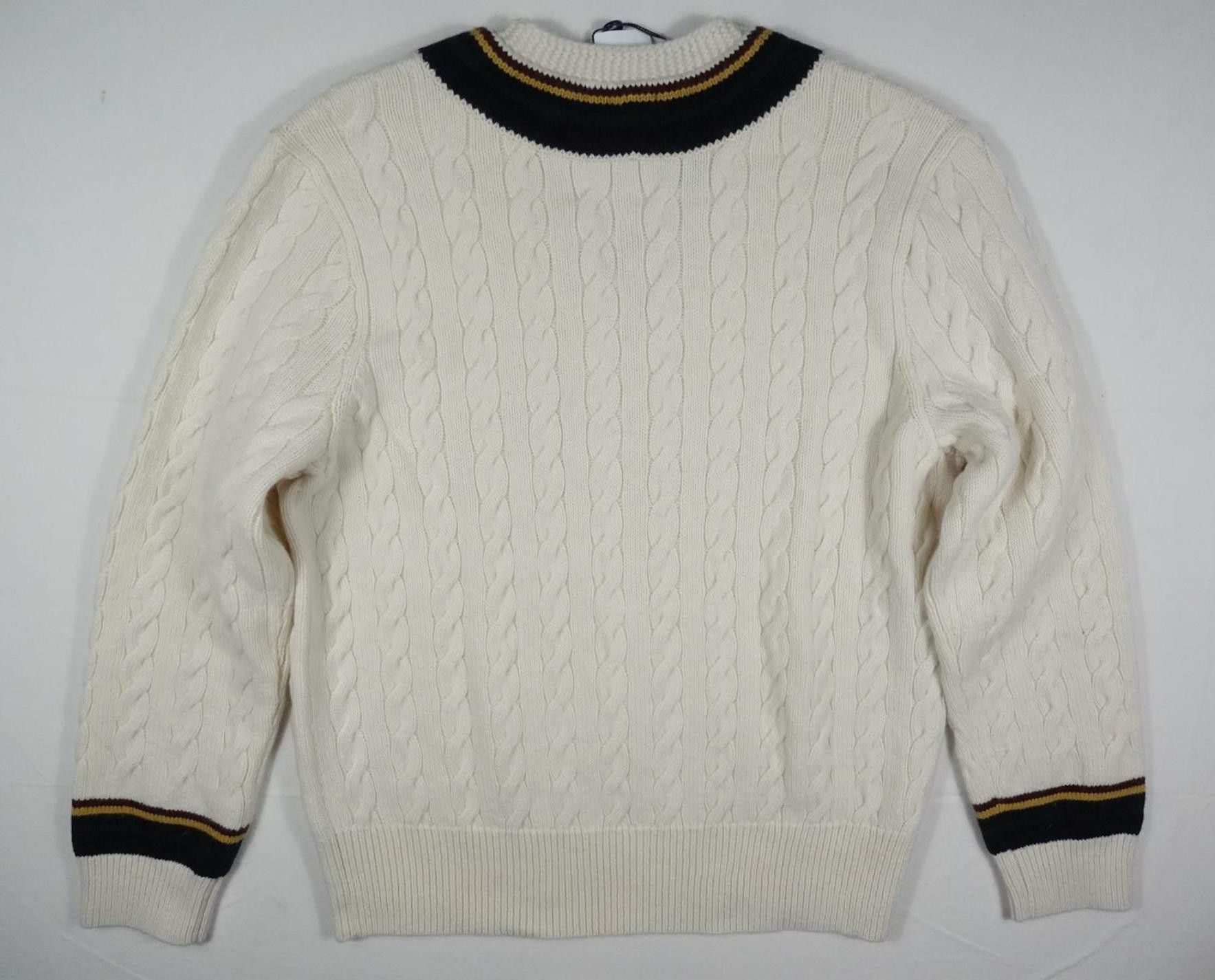 Polo Ralph Lauren Polo Ralph Lauren Sweater Jumper Cricket Cable Knit NWT XL Size US XL / EU 56 / 4 - 2 Thumbnail