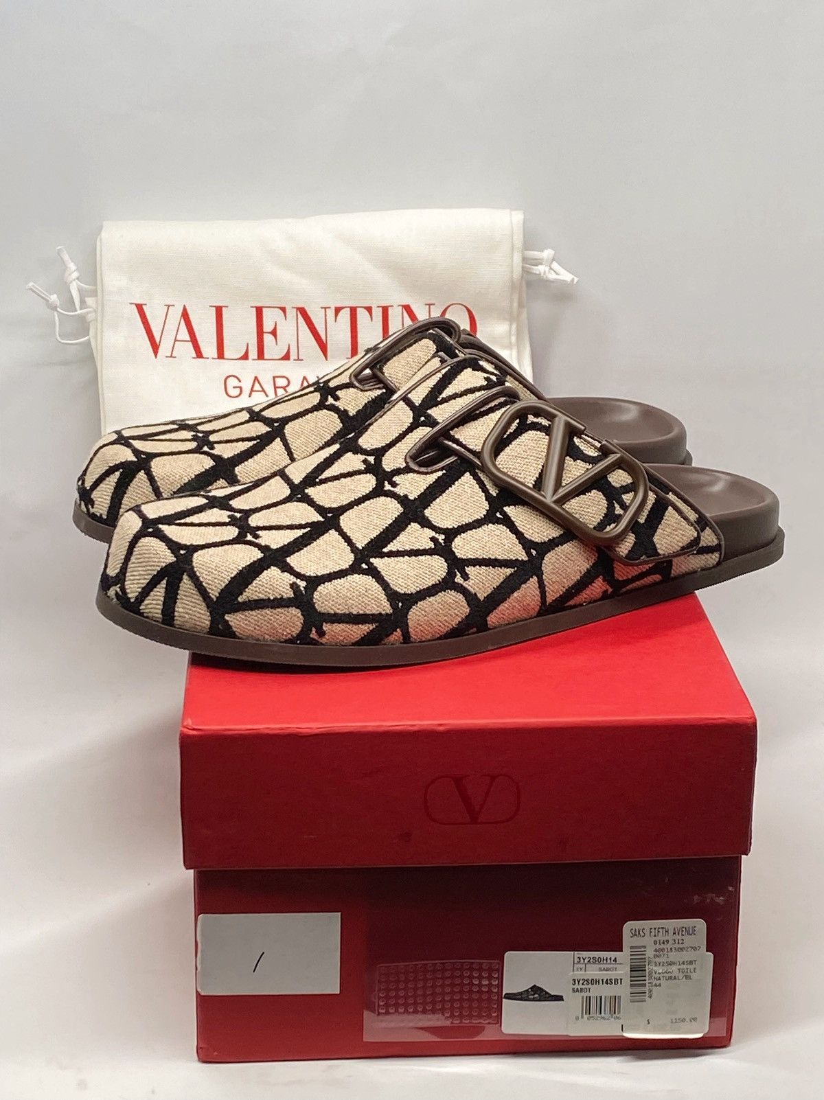Valentino Valentino Garavani Toile Iconographe Clogs size 44/us 11 Size US 11 / EU 44 - 10 Thumbnail