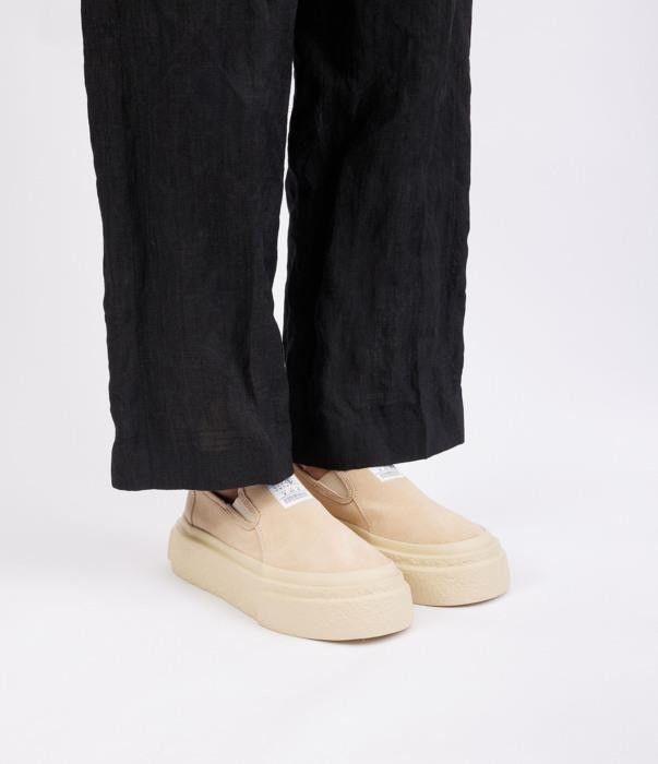 Maison Margiela o1bcso1str0426 MM6 Low-Top Sneakers in Beige Size US 7 / IT 37 - 4 Thumbnail