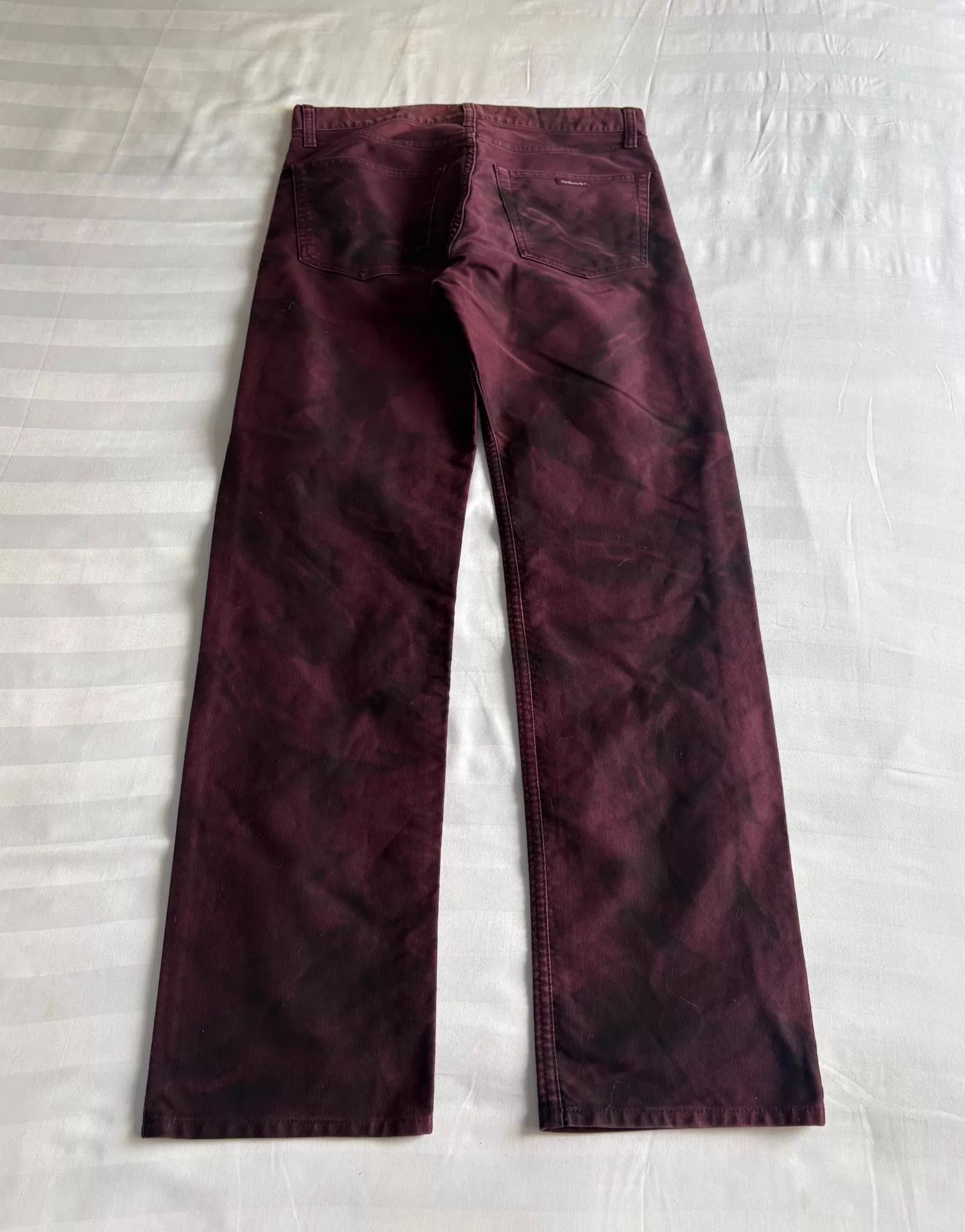 Tornado Mart Tornado Mart Vtg Visual Kei Dye Black/Red Pants Size US 32 / EU 48 - 3 Thumbnail