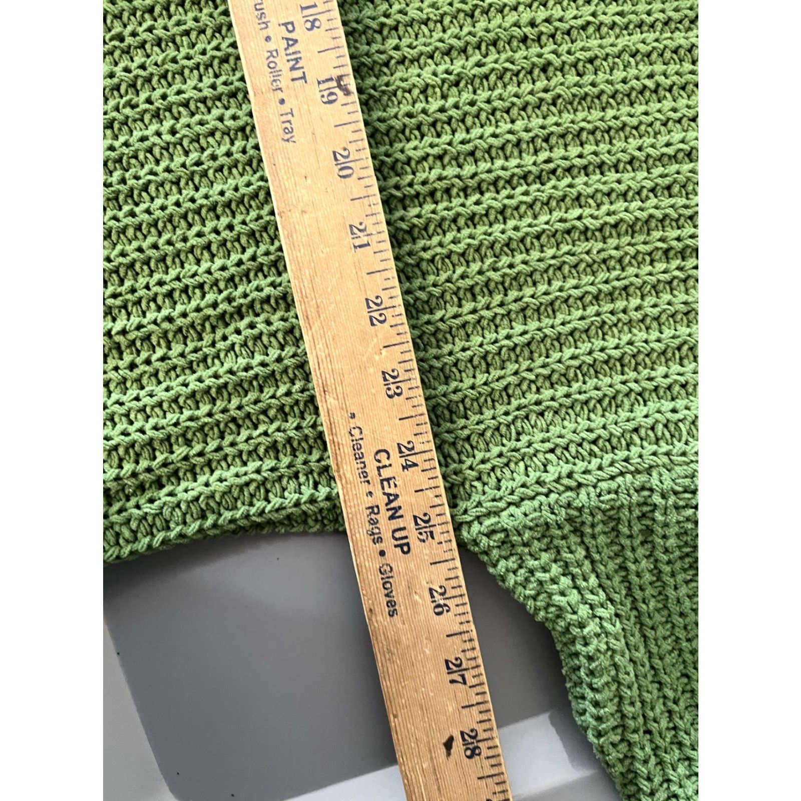 Vintage AERIE Pullover Sweater Womens Mock Neck Cable Green Size Small Size S / US 4 / IT 40 - 5 Thumbnail