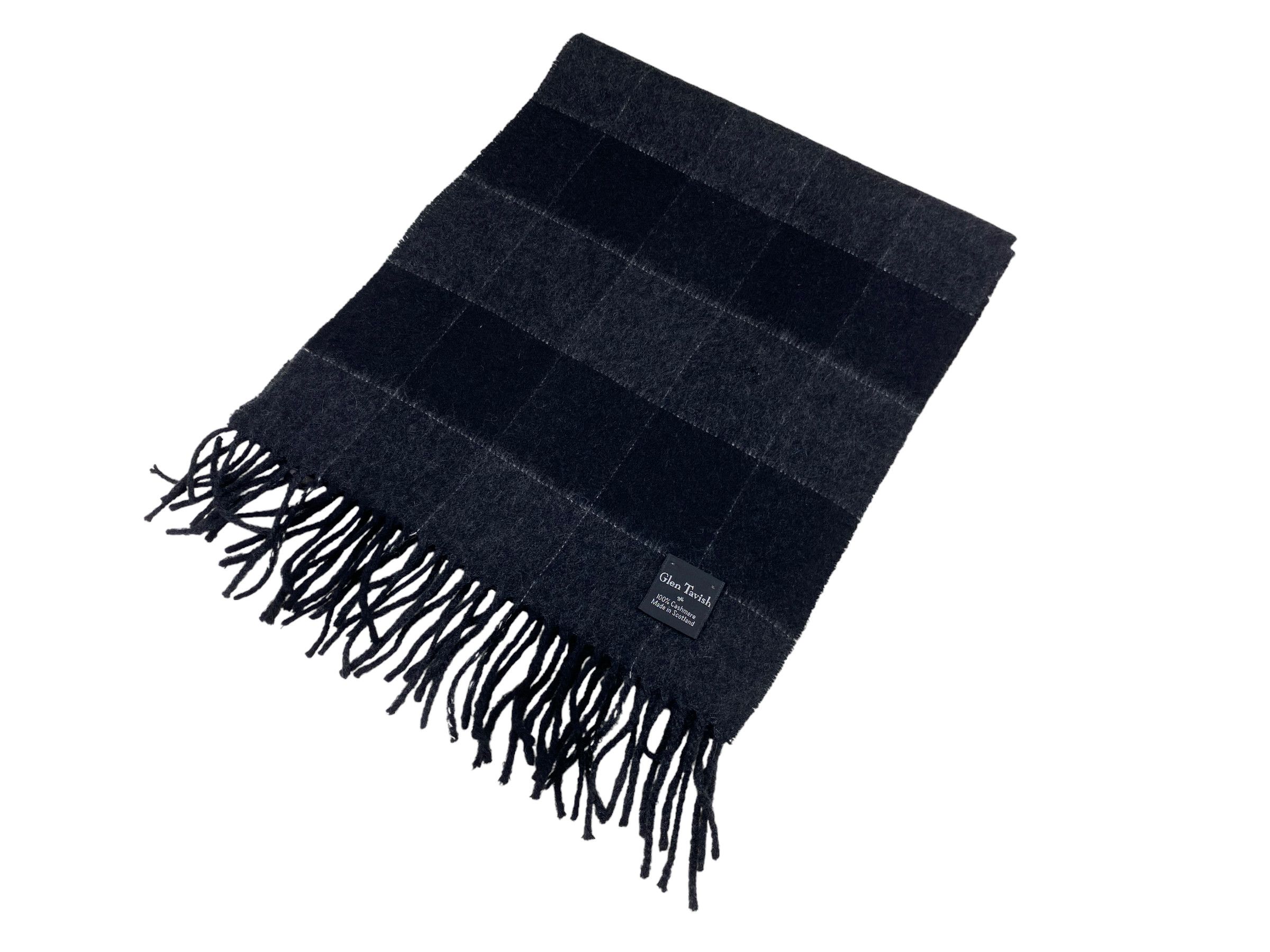 Vintage Vintage Glen Tarvish Cashmere Scarf Checkered Plaid 70s Size ONE SIZE - 4 Thumbnail