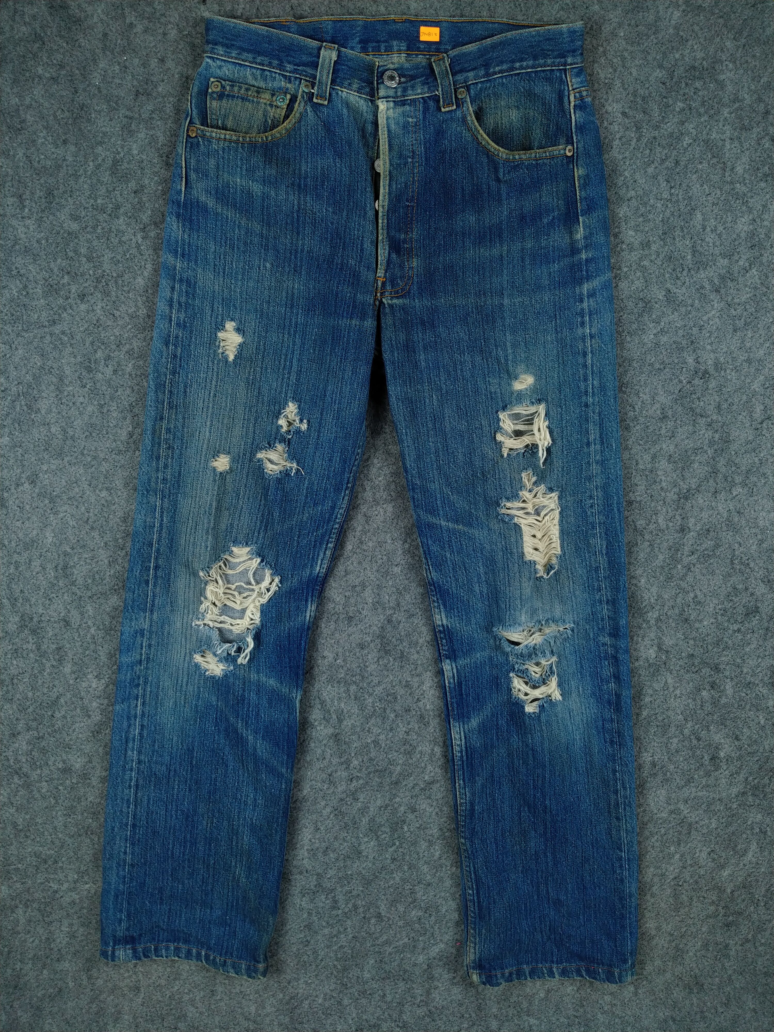 Levi's 90s Blue Wash Vintage Levi's 501 USA Denim 30x28.5 -JN815 Size US 30 / EU 46 - 1 Thumbnail