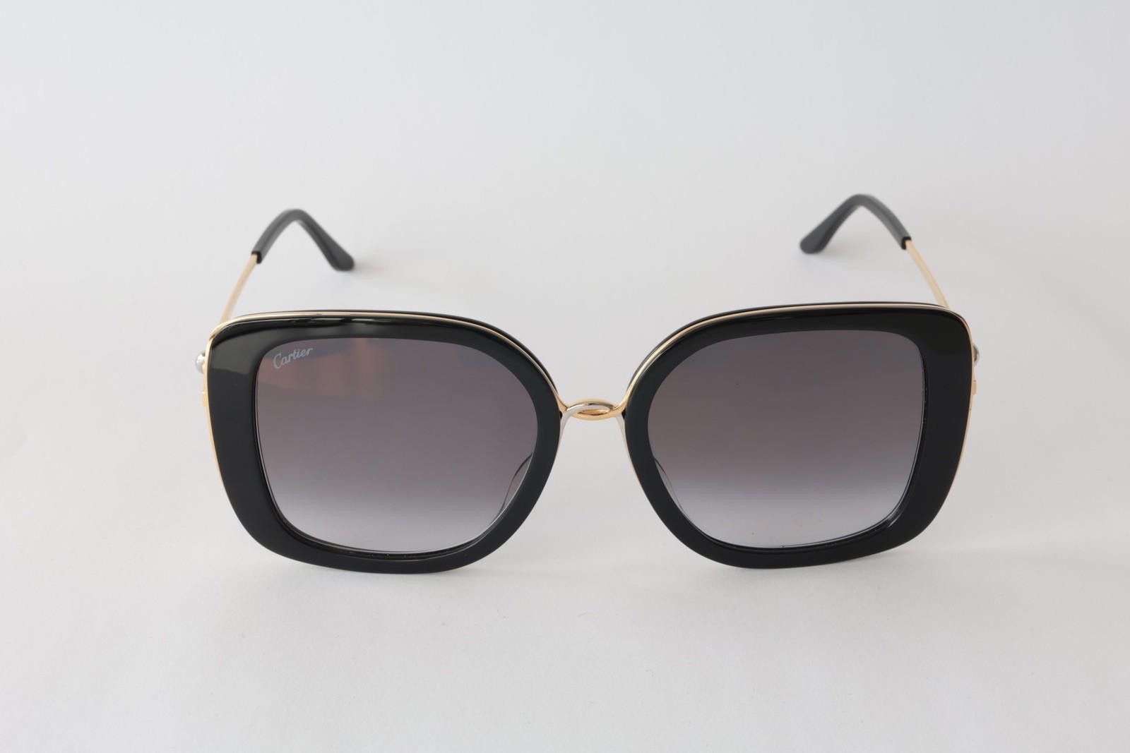 Cartier New Cartier eyewear sunglasses eyeglasses CT0246SA 001 black Size ONE SIZE - 1 Thumbnail
