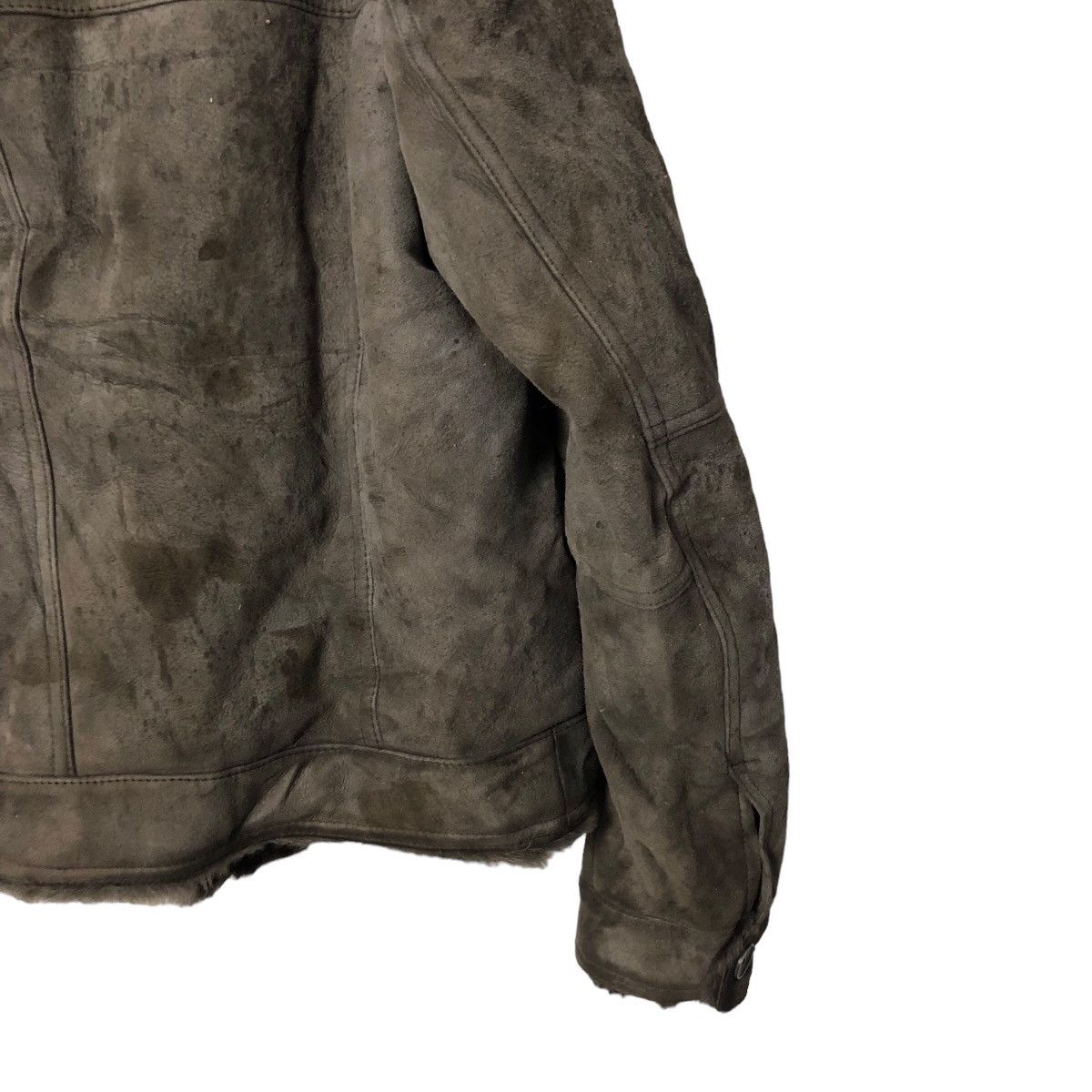 Vintage Vintage Emmeti Di Franco Button Ups Soft Fur Leather Jacket Size M / US 6-8 / IT 42-44 - 9 Thumbnail
