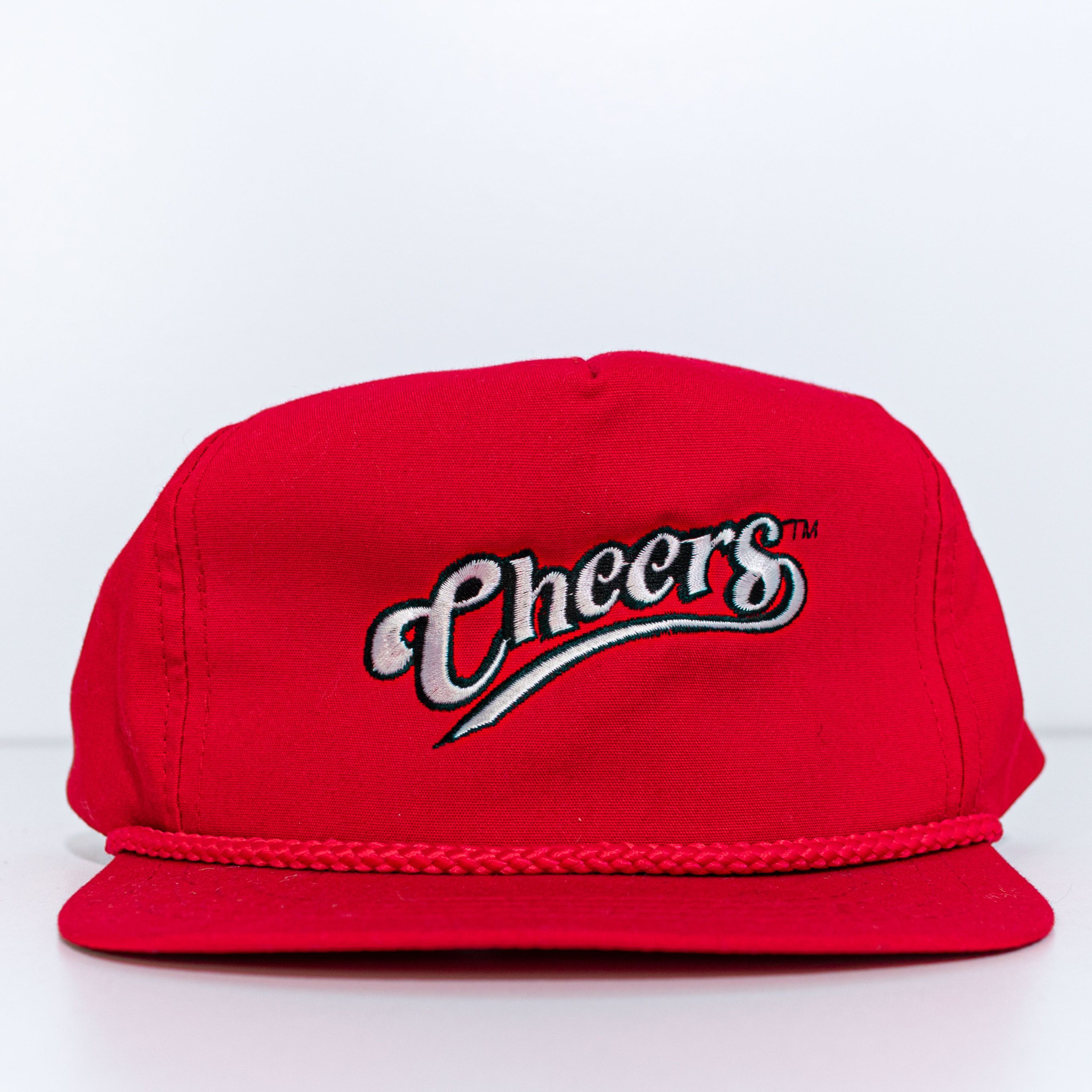 Vintage Cheers TV Show Rope Hat Strap Back Paramount 1991 NWT VTG Size ONE SIZE - 7 Thumbnail