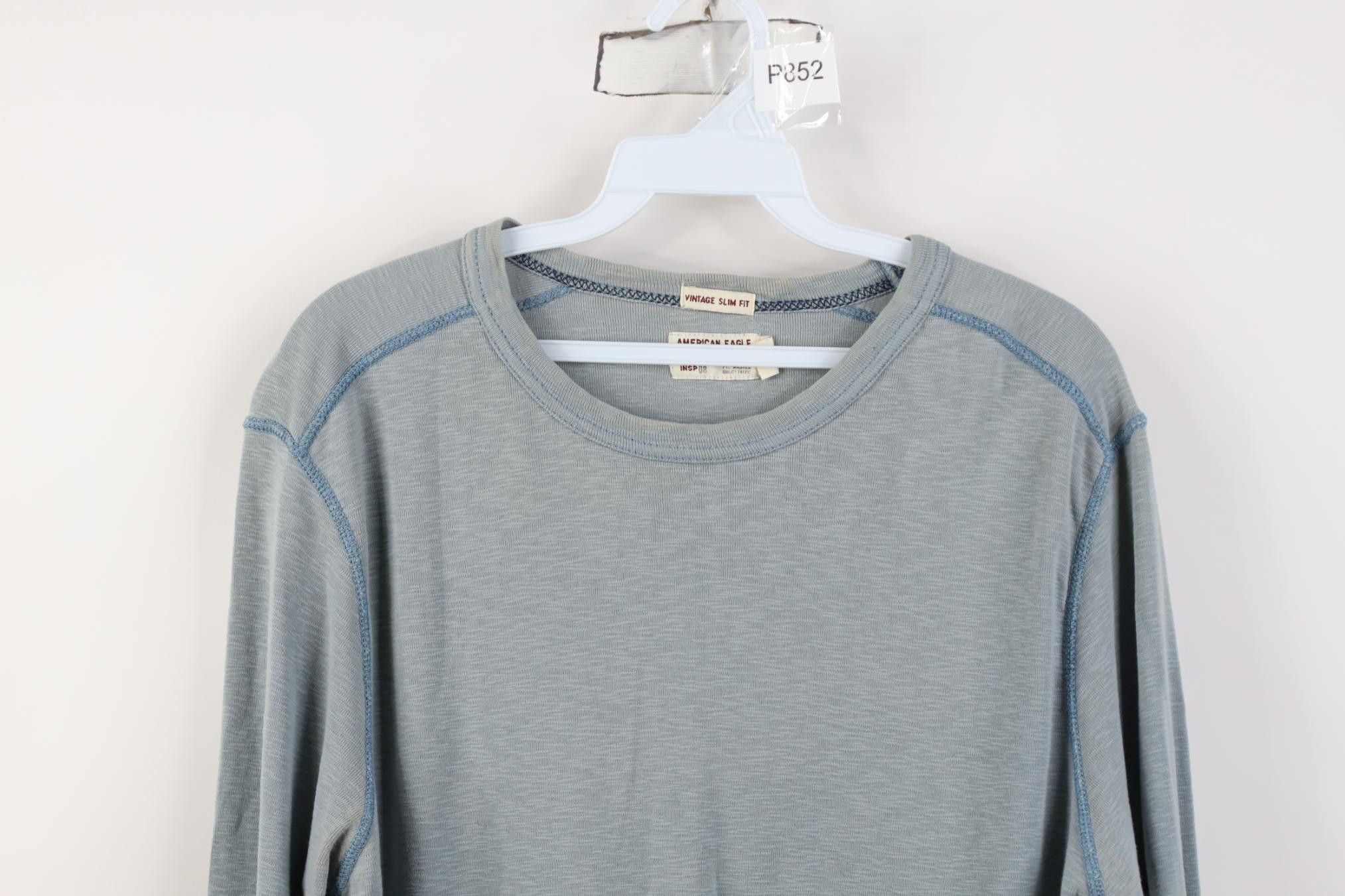 American Eagle Outfitters Vintage American Eagle Outfitters Fit Thermal Knit T-Shirt Size US L / EU 52-54 / 3 - 2 Thumbnail