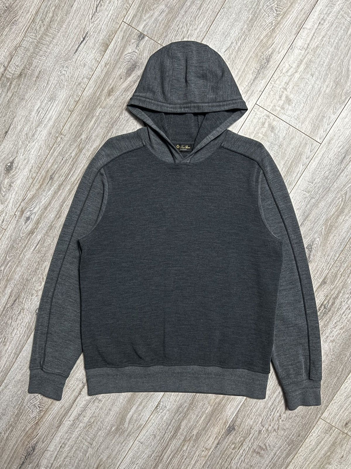 Loro Piana LORO PIANA Sweatsuit Virgin Wool Track Hoodie/Pants Size US L / EU 52-54 / 3 - 10 Thumbnail