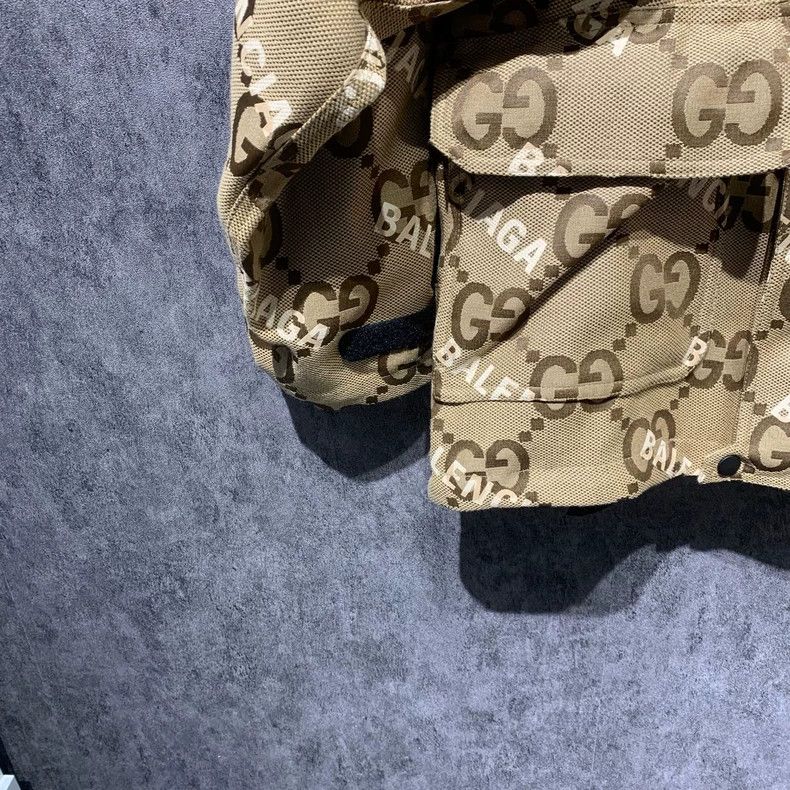 Gucci Gucci Size 38 Gucci Parisian co-branded full-print windbrea Size US XXS / EU 40 - 8 Thumbnail