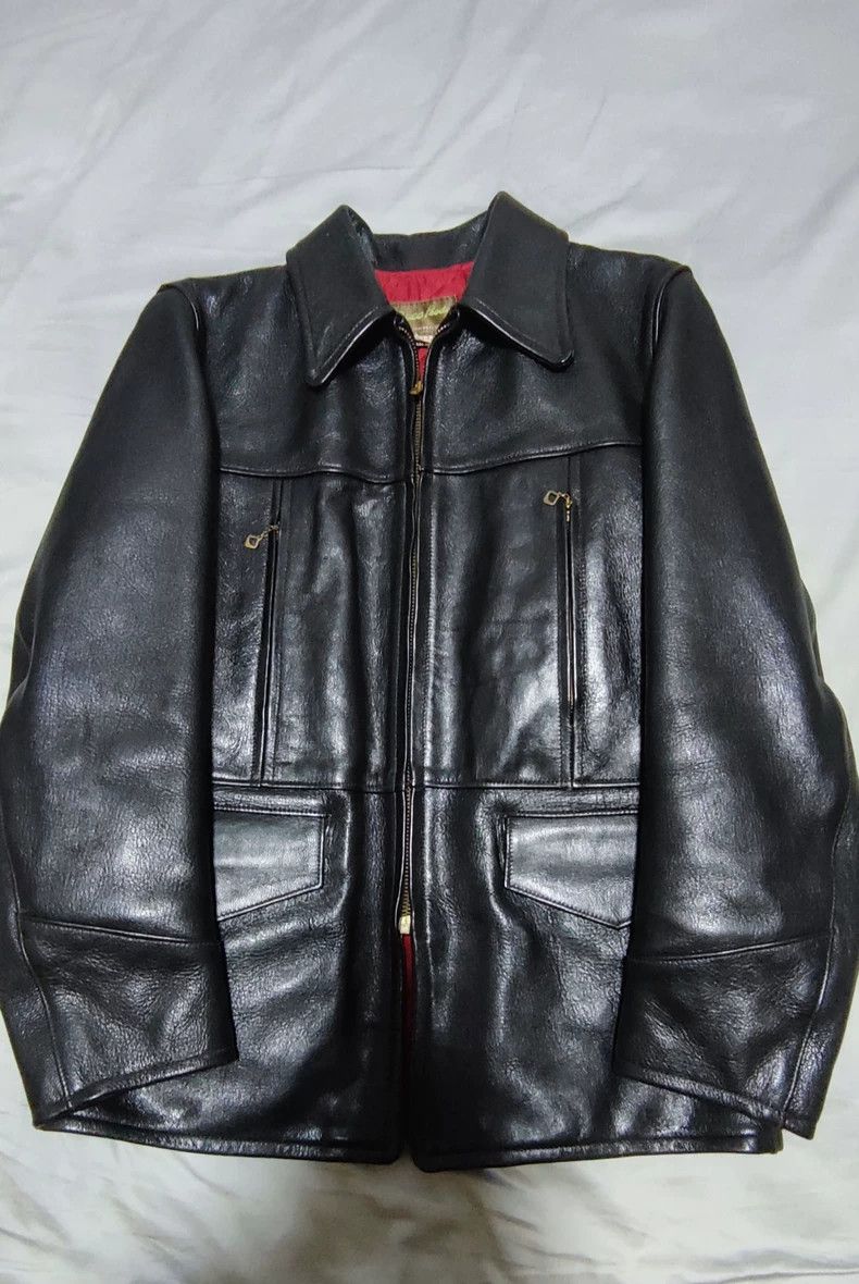 The Real McCoy's The Real McCoys Motorcycle Jacket Cowhide Leather Jacket C Size US S / EU 44-46 / 1 - 8 Thumbnail