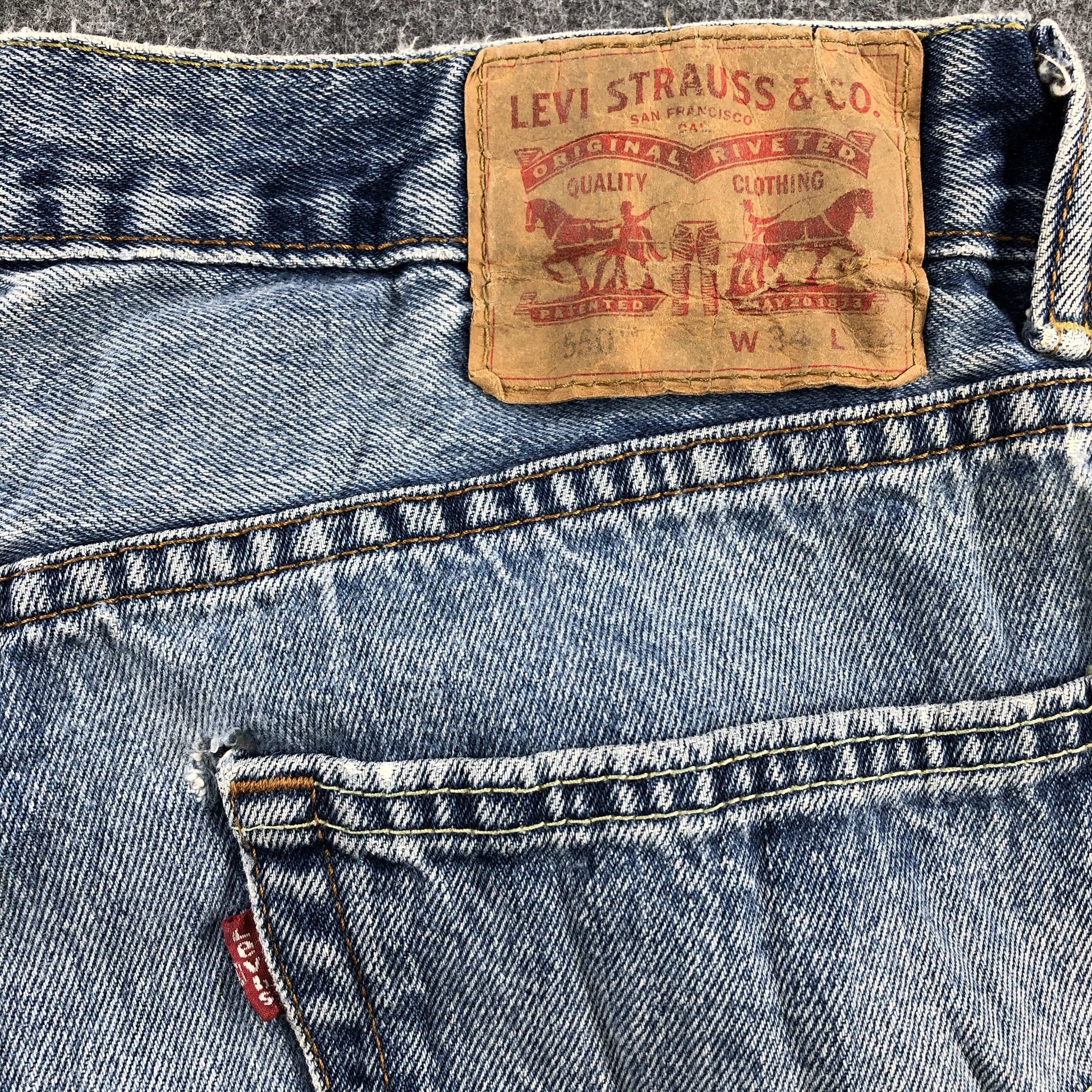 Levi's × Vintage Vintage Levis 550 Jeans-JM761 Size US 35 - 6 Thumbnail