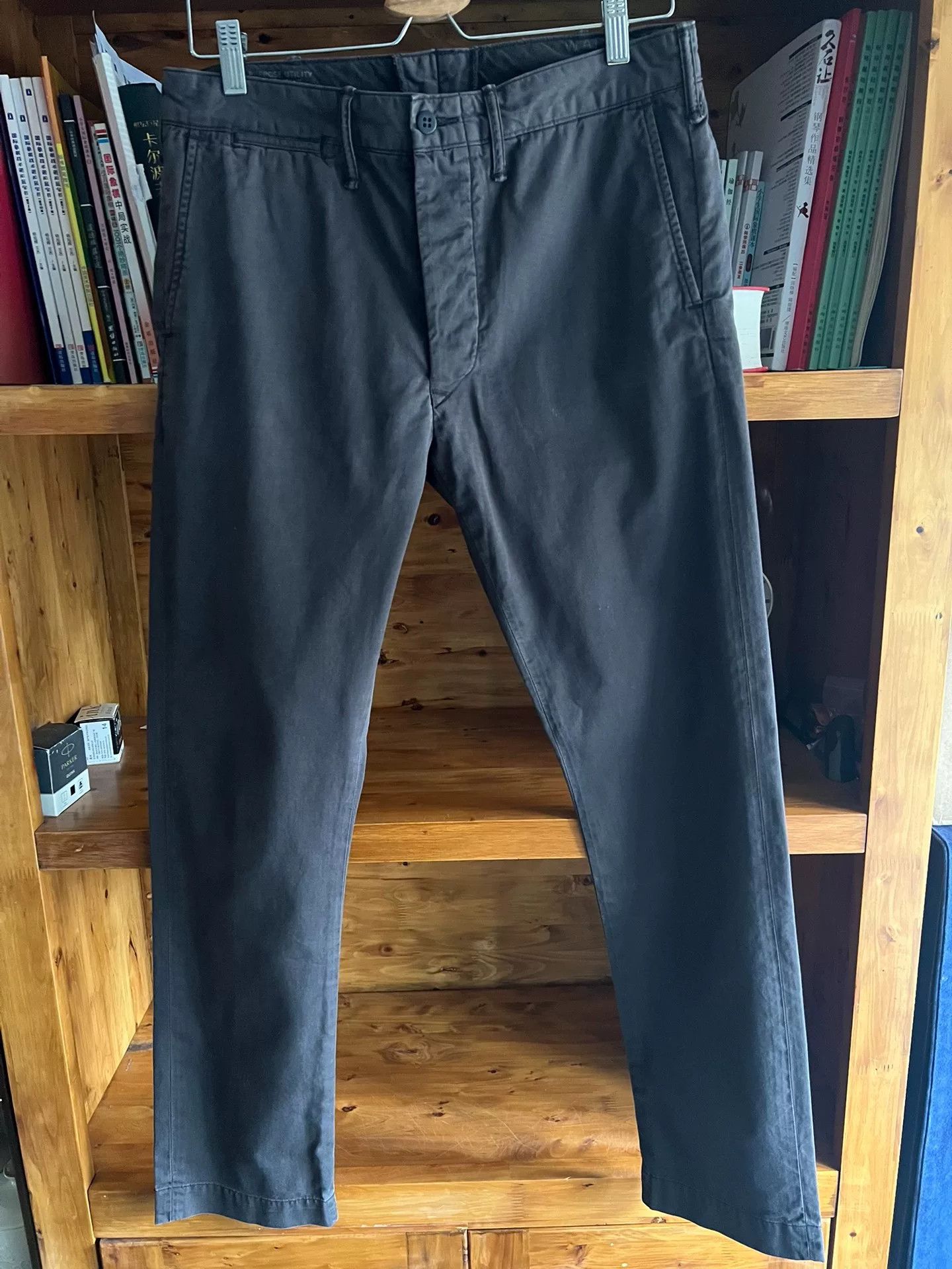 RRL Ralph Lauren RRL Double RL Gray Black Casual Pants Size US 31 - 1 Thumbnail