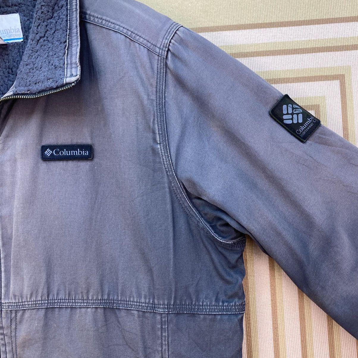 Japanese Brand 🫶Vintage Distressed Columbia Shearling Blanket Jacket Size US M / EU 48-50 / 2 - 4 Thumbnail