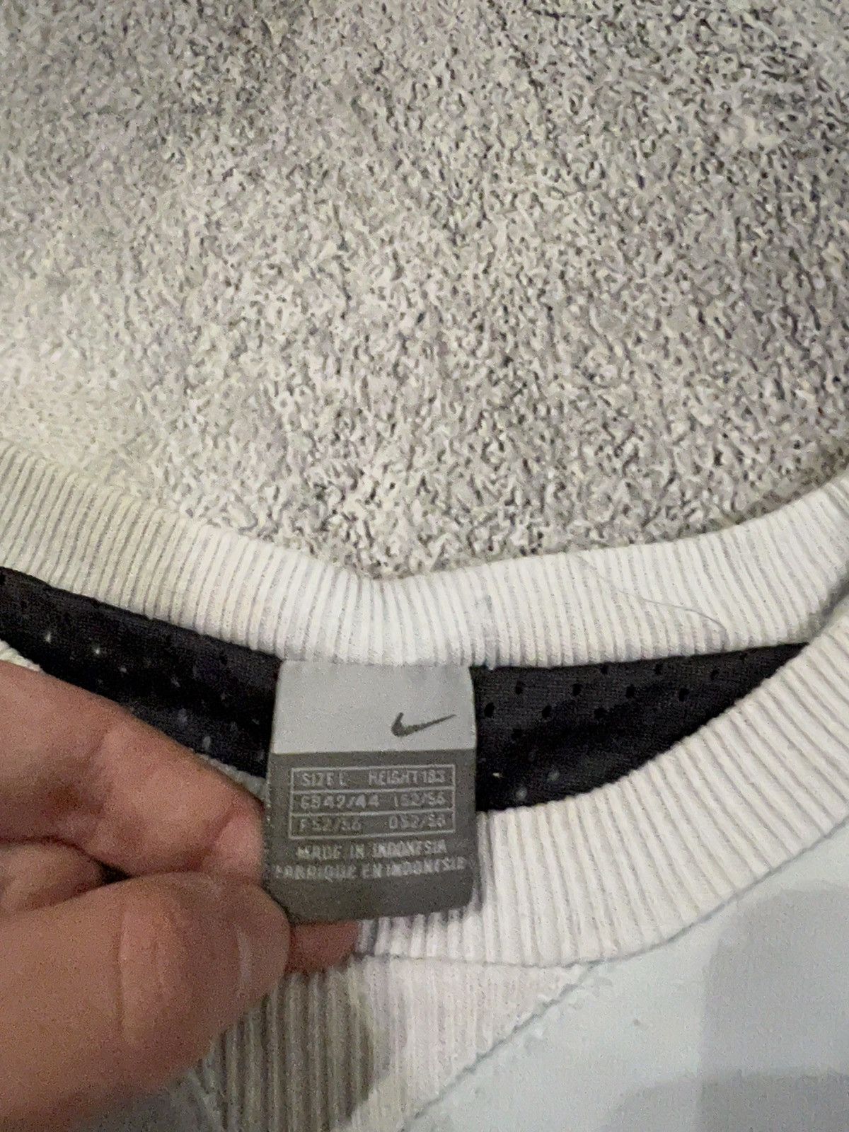 Nike × Vintage Vintage Y2k Nike Big Logo Sweatshirt 00’s Light Blue Size US L / EU 52-54 / 3 - 20 Thumbnail