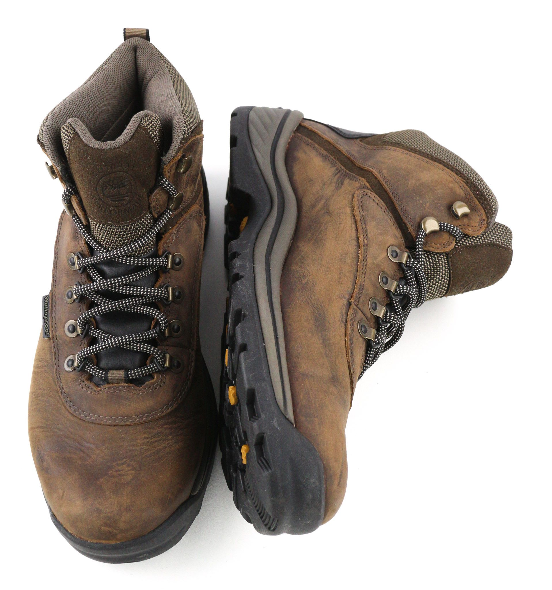 Timberland 12135-A5946 EU44 Brown Leather High Top Laced Shoes 80565 Size US 11 / EU 44 - 6 Thumbnail