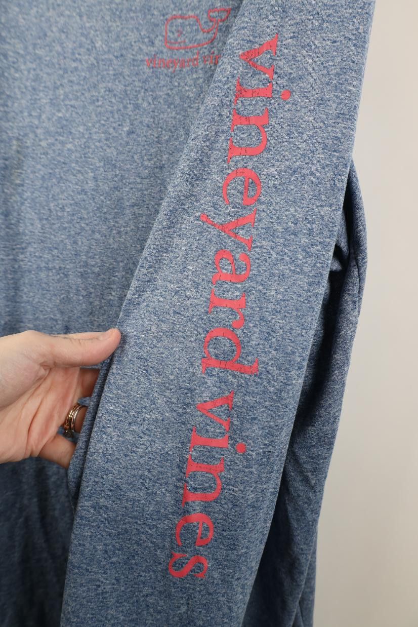 Vineyard Vines Vineyard Vines Performance Whale Long Sleeve T-Shirt Blue Size US XXL / EU 58 / 5 - 6 Thumbnail