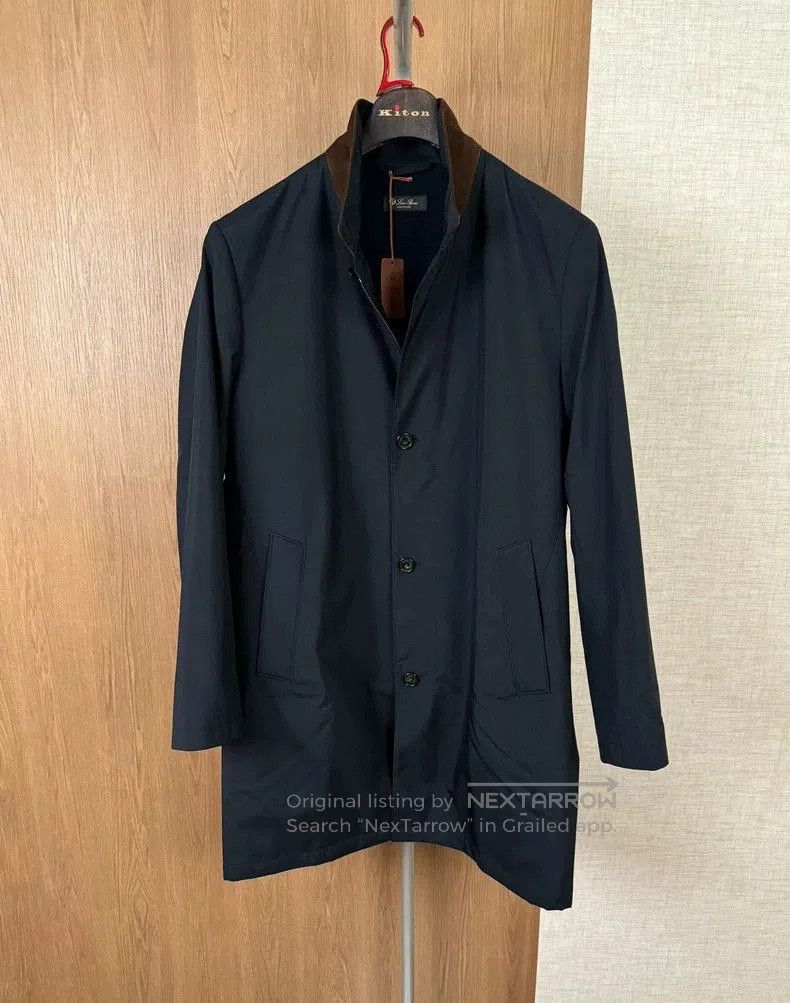 Loro Piana Loro Piana Sebring Men's Trench Coat. Size US XL / EU 56 / 4 - 1 Thumbnail