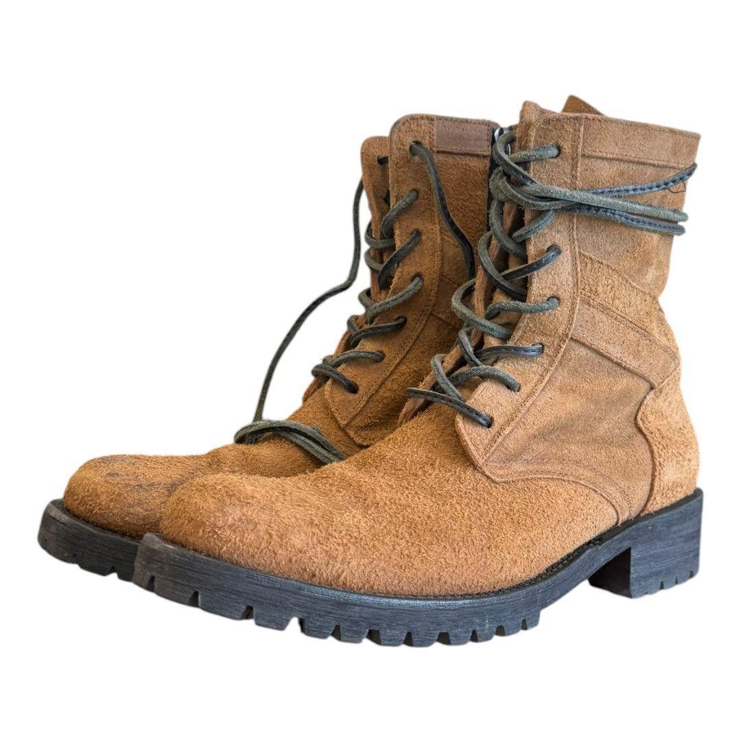 Isamu Katayama Backlash Isamu Katayama BACKLASH Shaggy Cowhide Suede Logger Boot Size US 11 / EU 44 - 3 Thumbnail