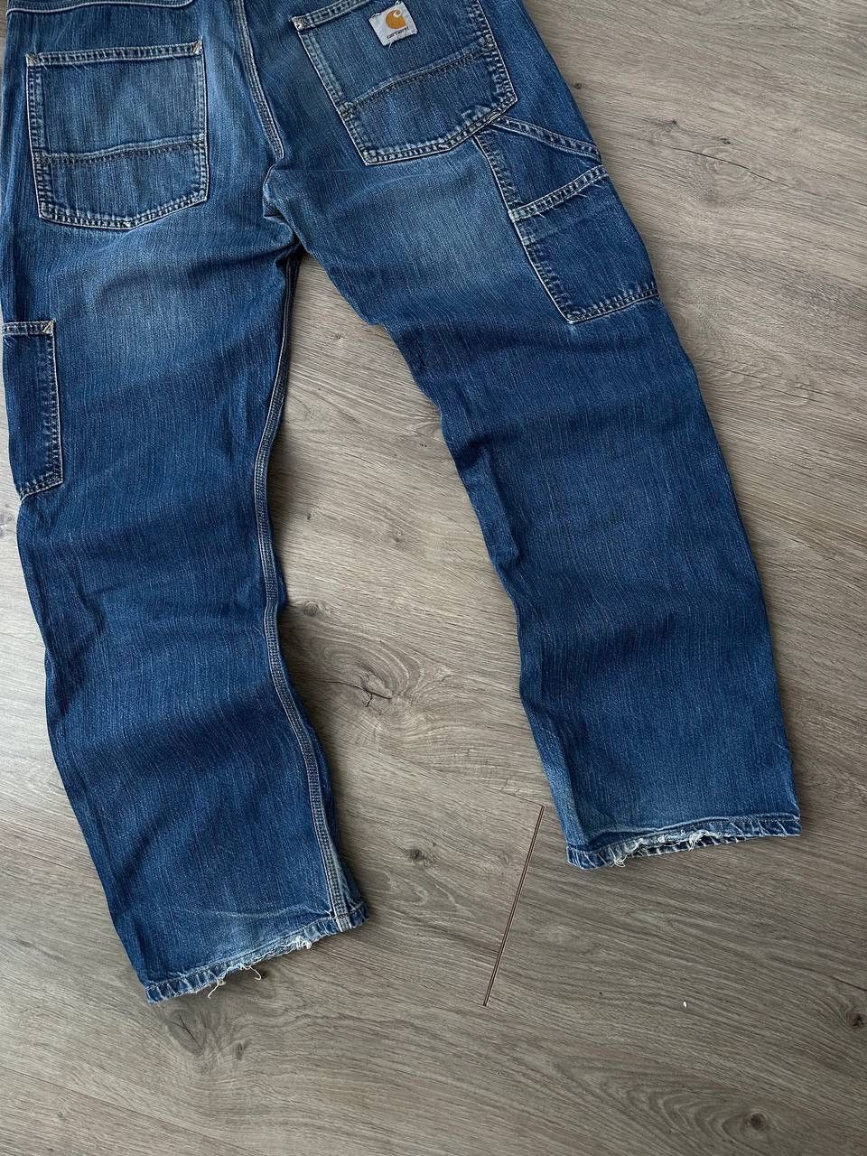 Carhartt × Carhartt Wip × Vintage Vintage Distressed Carhartt Trax Denim Pants Size US 34 / EU 50 - 6 Thumbnail