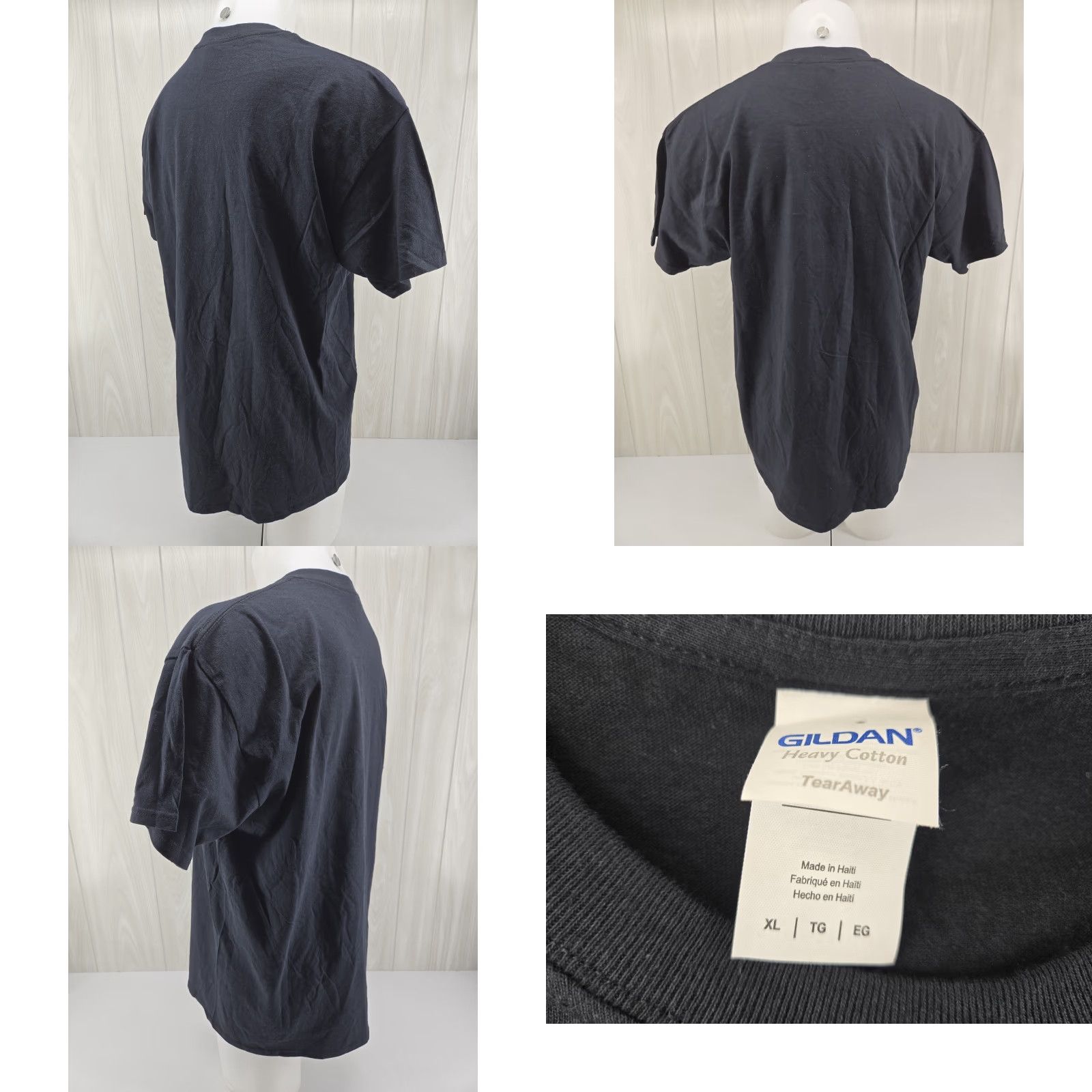 Gildan VINTAGE Gildan Jesus Bread of Life Graphic T Shirt Black XL Men's Crew Neck Short Sleeve Size US XL / EU 56 / 4 - 8 Thumbnail