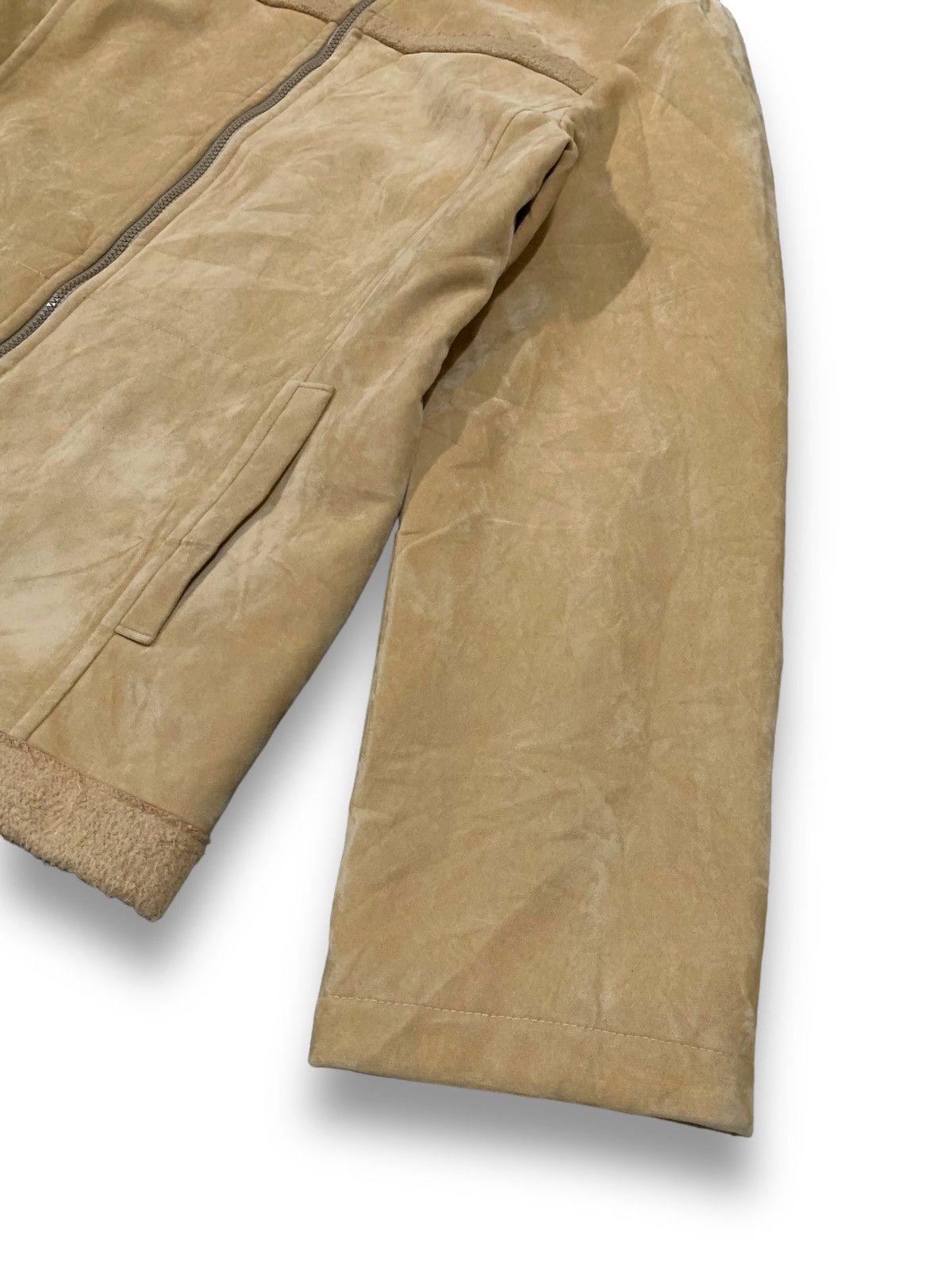 Santa Cruz Skateboards Vintage Santa Cruz Faux Suede Style Full Zip Light Jacket Size US M / EU 48-50 / 2 - 12 Thumbnail