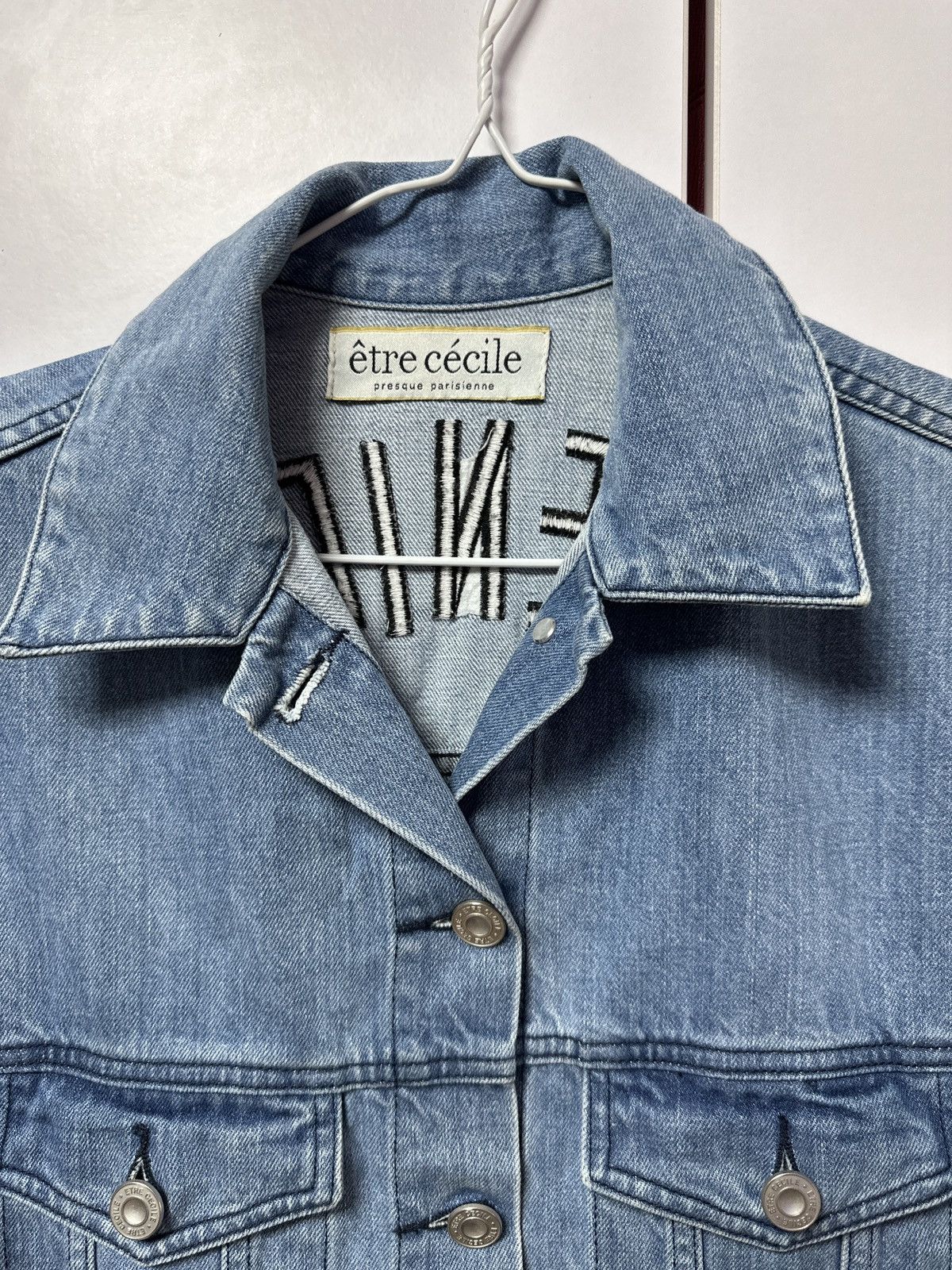 Other Être Cécile presque parisiene denim jacket luxury Size S / US 4 / IT 40 - 5 Thumbnail
