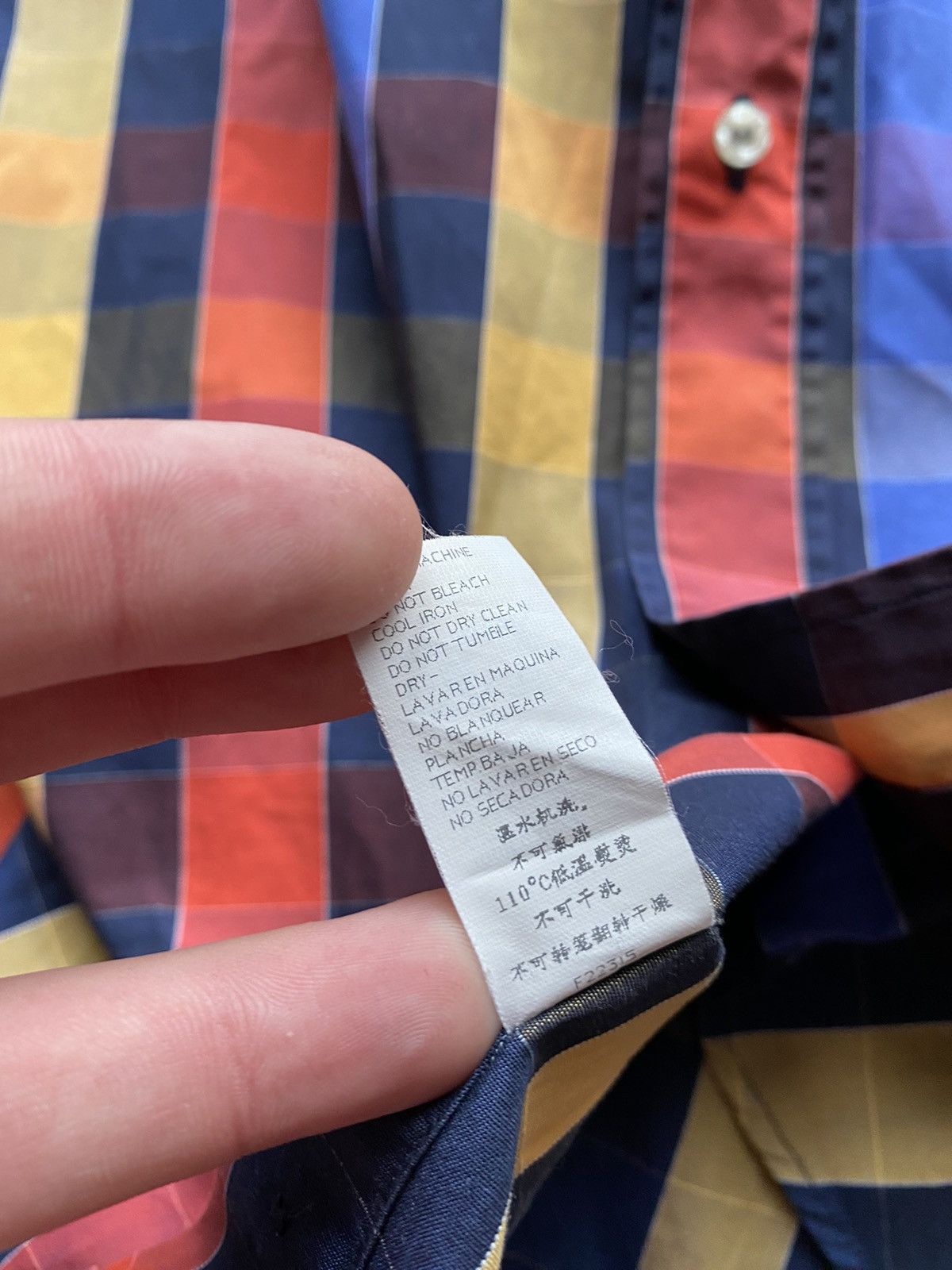 Paul & Shark Paul & Shark Yachting Geometric Shirt Button Made in Italy Size US XL / EU 56 / 4 - 12 Thumbnail