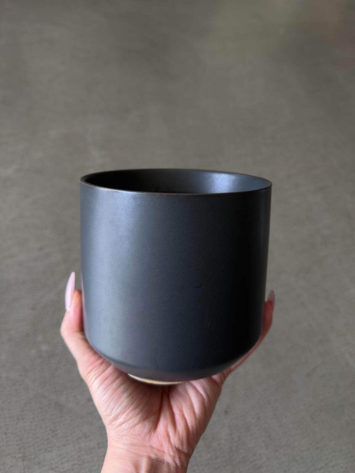 Other Ceramic Planter Pot / Matte Black Size ONE SIZE - 1 Thumbnail
