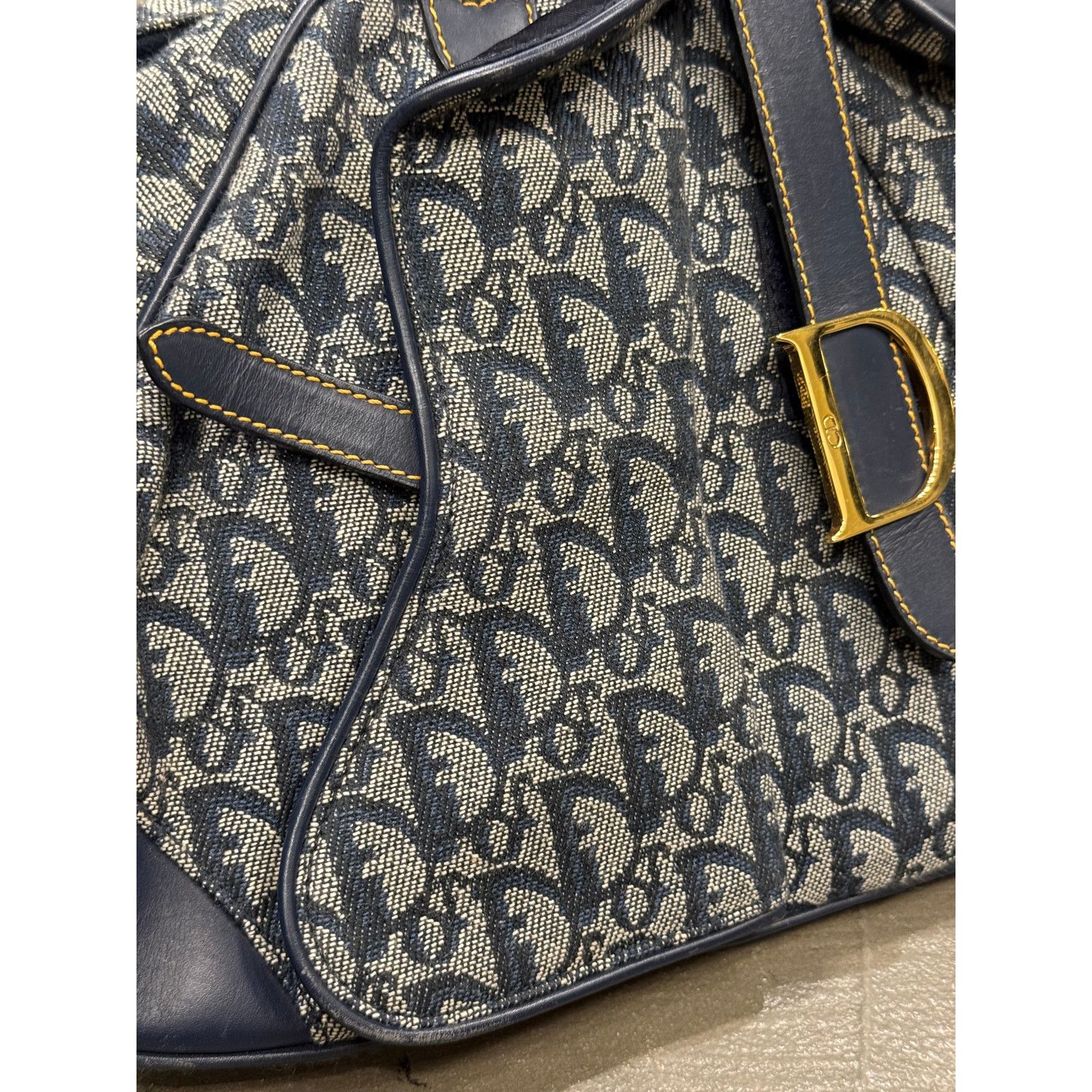 Dior 2000s Dior by Galliano bowling monogram bag Size ONE SIZE - 8 Thumbnail