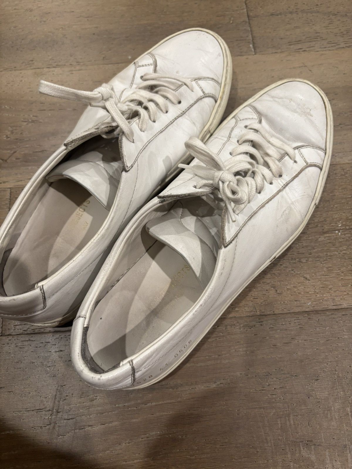 Common Projects Common Project Achilles Low White Sole - White Size 41 Size US 8 / EU 41 - 6 Thumbnail