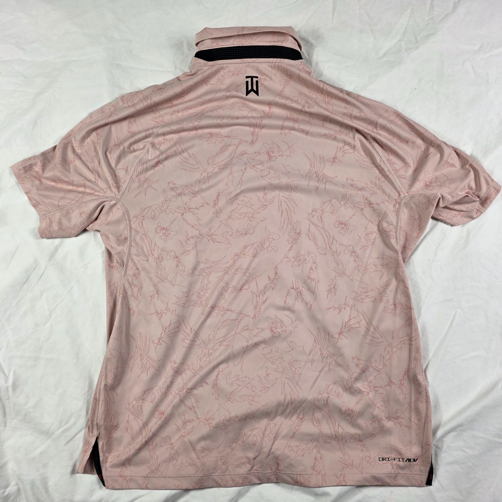 Nike × Tiger Woods Nike Tiger Woods Mens Size Large Pink Polo Shirt Hawaii Clip Size US L / EU 52-54 / 3 - 2 Thumbnail