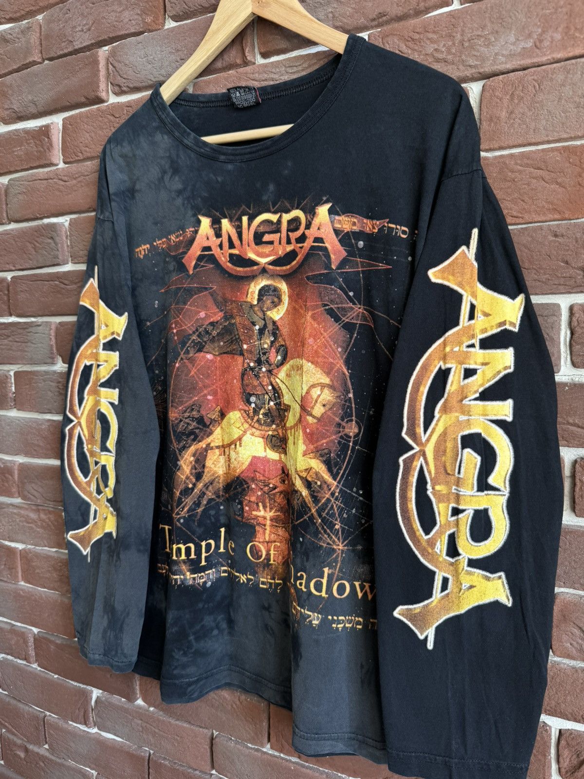 Band Tees Vintage 00s Angra temple of shadows power Metal Band Tshirt Size US M / EU 48-50 / 2 - 4 Thumbnail
