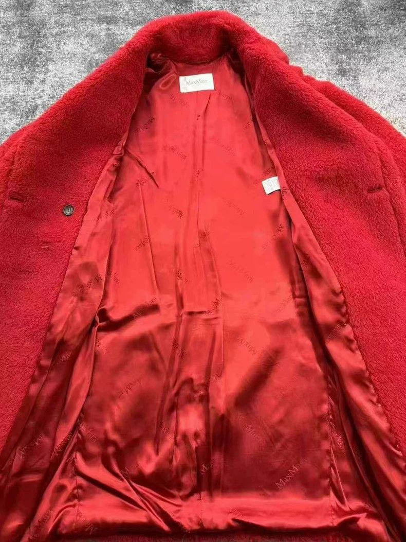 Max Mara Max Mara Red Teddy Coat Size XS / US 0-2 / IT 36-38 - 6 Thumbnail