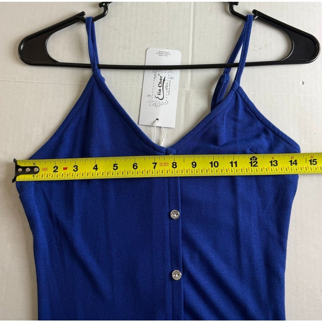Other Elia Cher Navy Blue Dress - Size Medium - New with Tags Size M / US 6-8 / IT 42-44 - 8 Thumbnail
