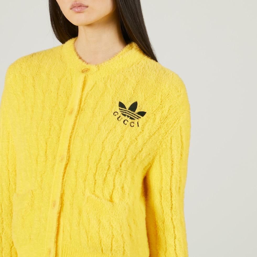 Adidas × Gucci Gucci x Adidas Cable Knit Cradigan Size US L / EU 52-54 / 3 - 2 Thumbnail