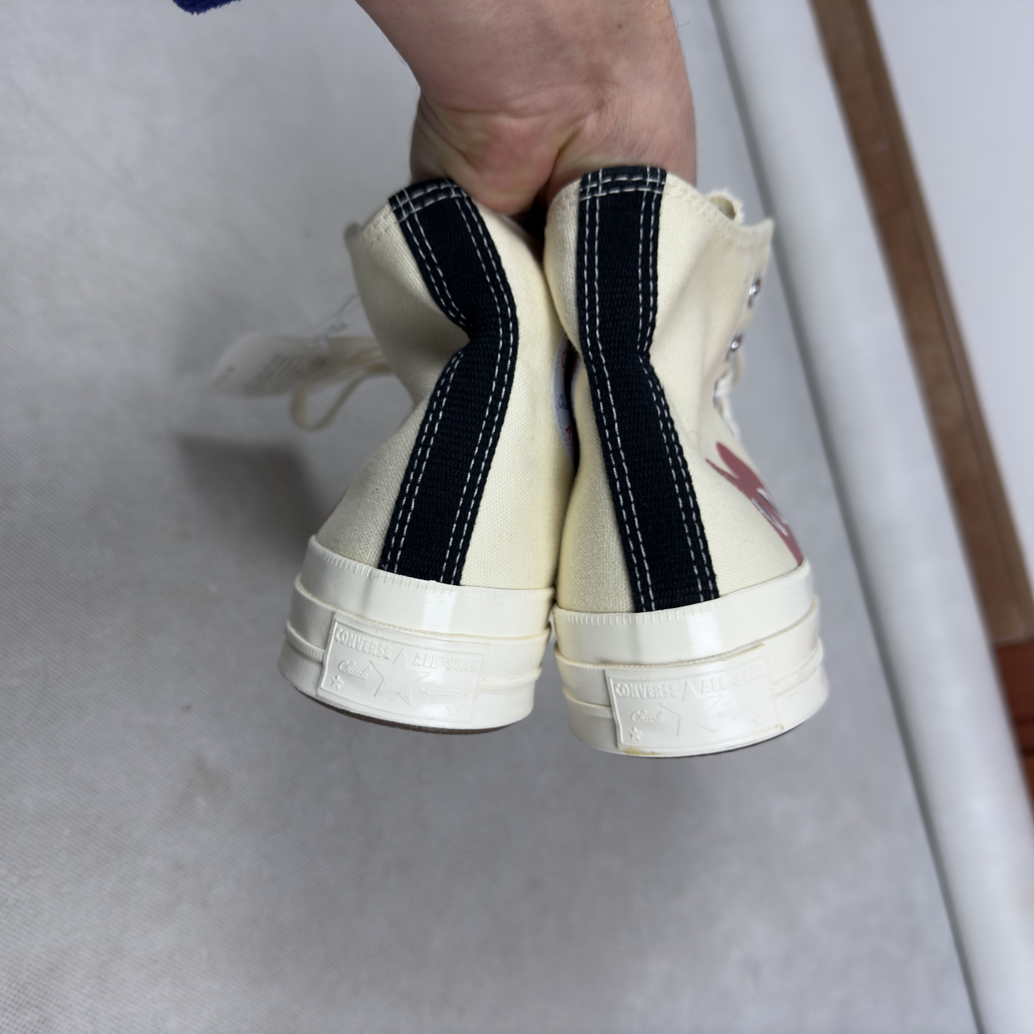 Comme des Garcons × Converse Converse Chuck 70 CDG HI 150205C Unisex Skate Shoes M7/W9 Size US 7 / EU 40 - 5 Thumbnail
