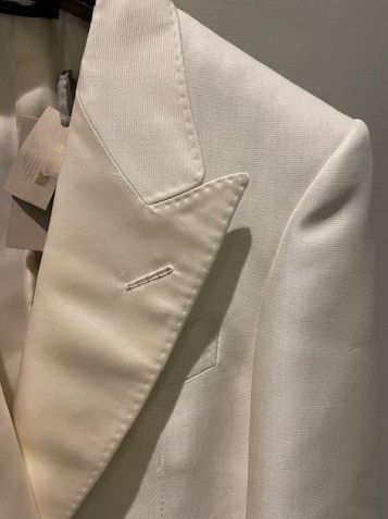 Tom Ford o1w1db10125 JEEPT1 Shelton Jacket in White Size US S / EU 44-46 / 1 - 2 Thumbnail