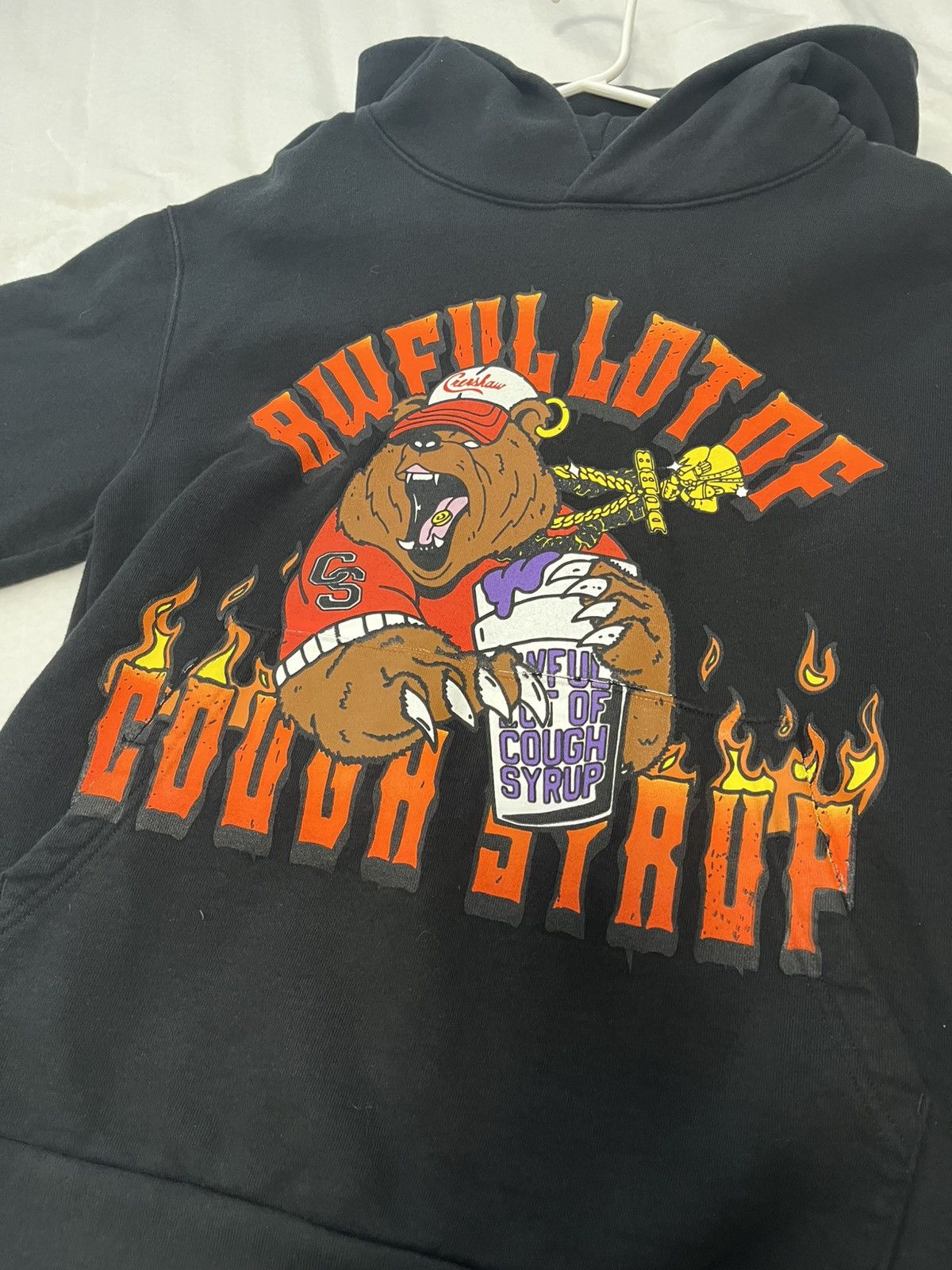 Awful Lot of Cough Syrup Awful Lot of Cough Syrup Rolling Loud LA Black Hoodie Size US M / EU 48-50 / 2 - 1 Thumbnail