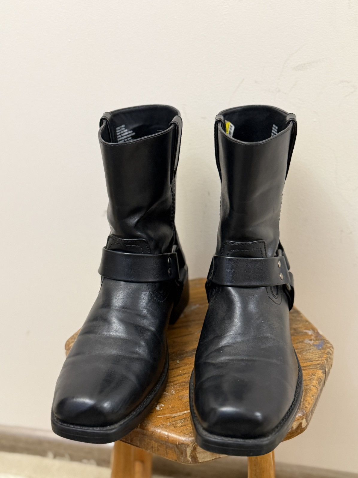 Vintage Vintage Leather Cowboy Biker Leather Guidi Vibe Boots Y2K Size US 9.5 / EU 42-43 - 9 Thumbnail