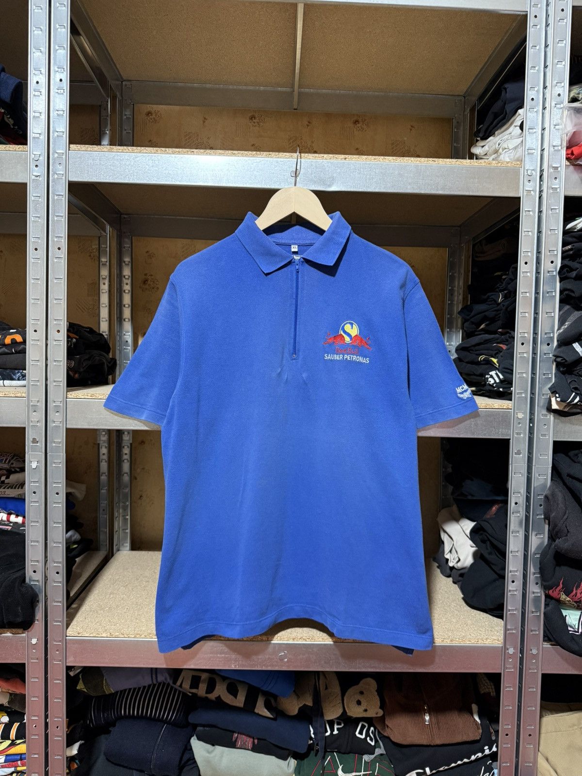 Formula 1 × Red Bull Rare 90’s Red Bull Sauber Petronas MCM Racing F1 Polo Tee Size US XL / EU 56 / 4 - 1 Thumbnail