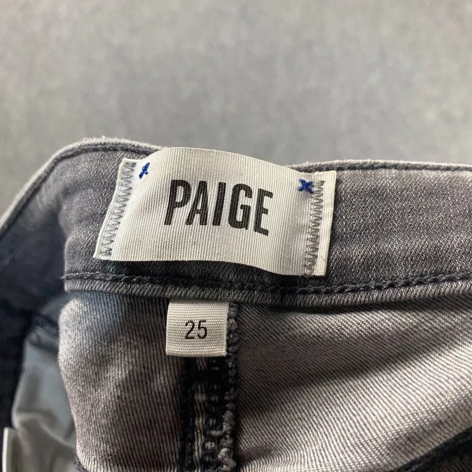 Paige Paige Jeans Women's 25 Gray Denim Verdugo Ultra Skinny Size 25" / US 0 / IT 36 - 6 Thumbnail